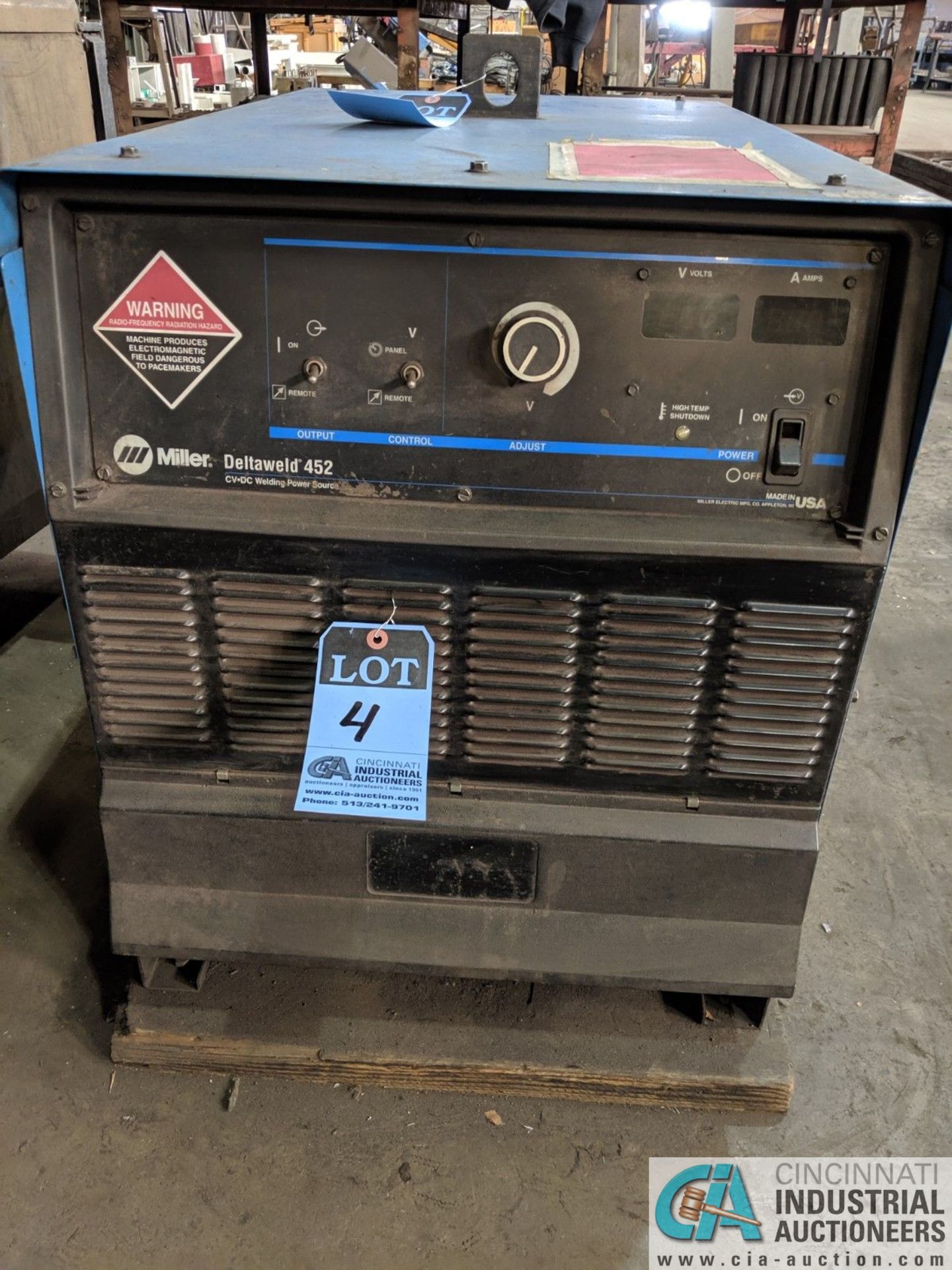 MILLER DELTAWELD 452 CV/DC WELDING POWER SOURCE; S/N LB195277, STOCK # 903377 **RIGGING FEE DUE - Image 2 of 7