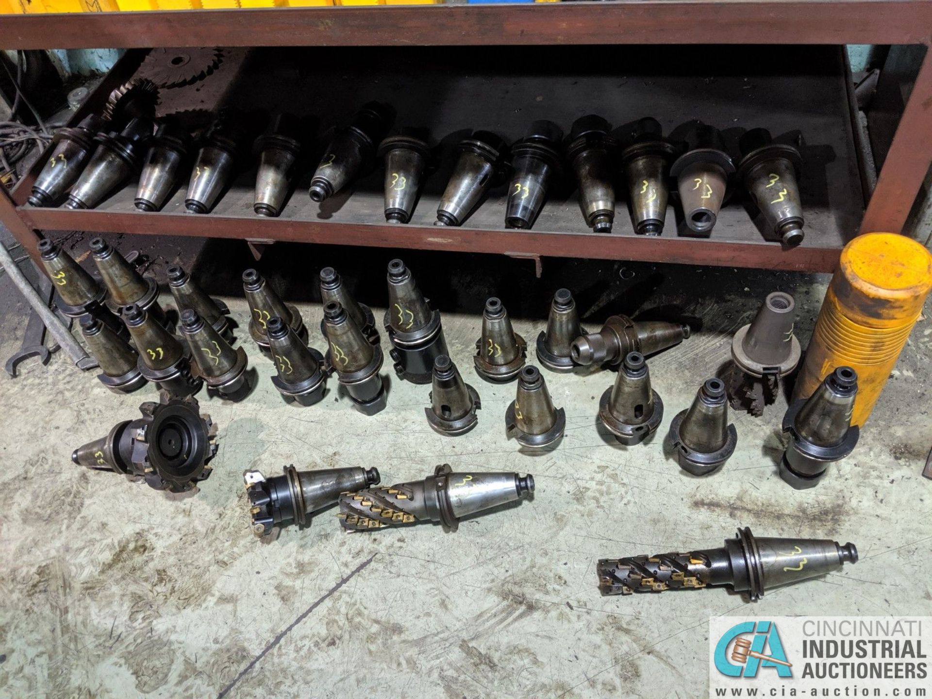 (LOT) 50 TAPER TOOLING TO INCLUDE (84) TOOLHOLDERS AND (49) COLLETS **RIGGING FEE DUE INDUSTRIAL SER - Image 3 of 5