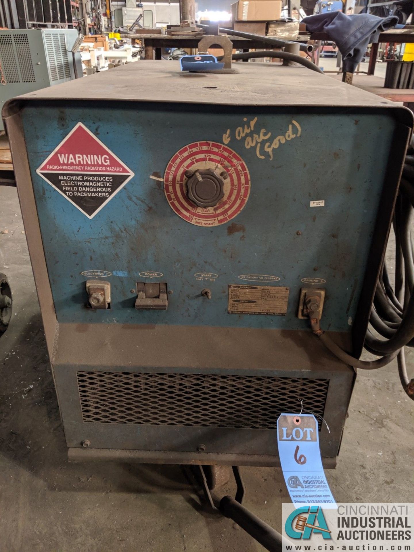 300 AMP HOBART MODEL R-300 WELDING POWER SOURCE; S/N 12RT-29354 **RIGGING FEE DUE INDUSTRIAL SERVICE - Image 2 of 3