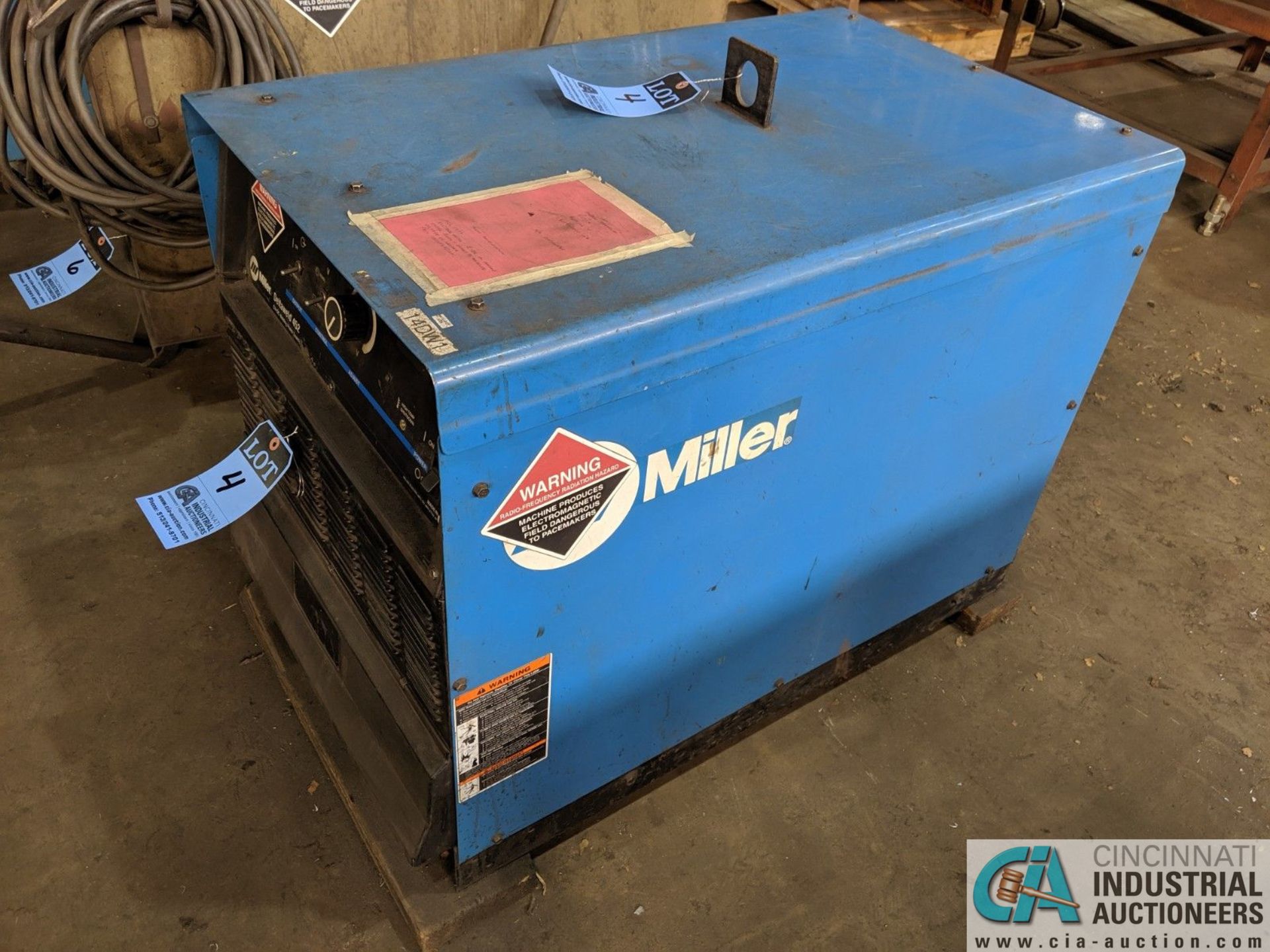 MILLER DELTAWELD 452 CV/DC WELDING POWER SOURCE; S/N LB195277, STOCK # 903377 **RIGGING FEE DUE