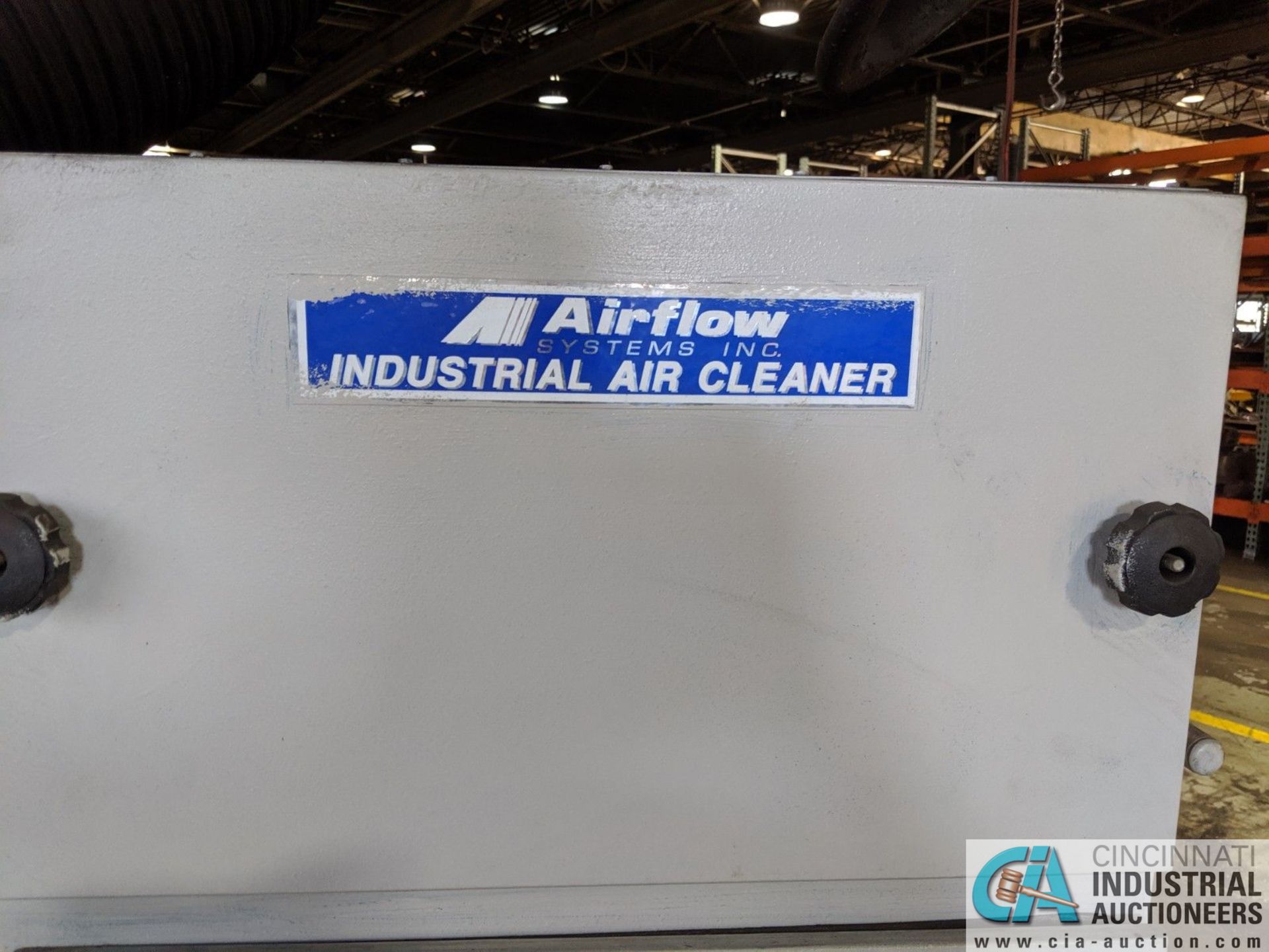 AIRFLOW PORTABLE INDUSTRIAL AIR CLEANER **RIGGING FEE DUE INDUSTRIAL SERVICES $50.00 - Image 2 of 5