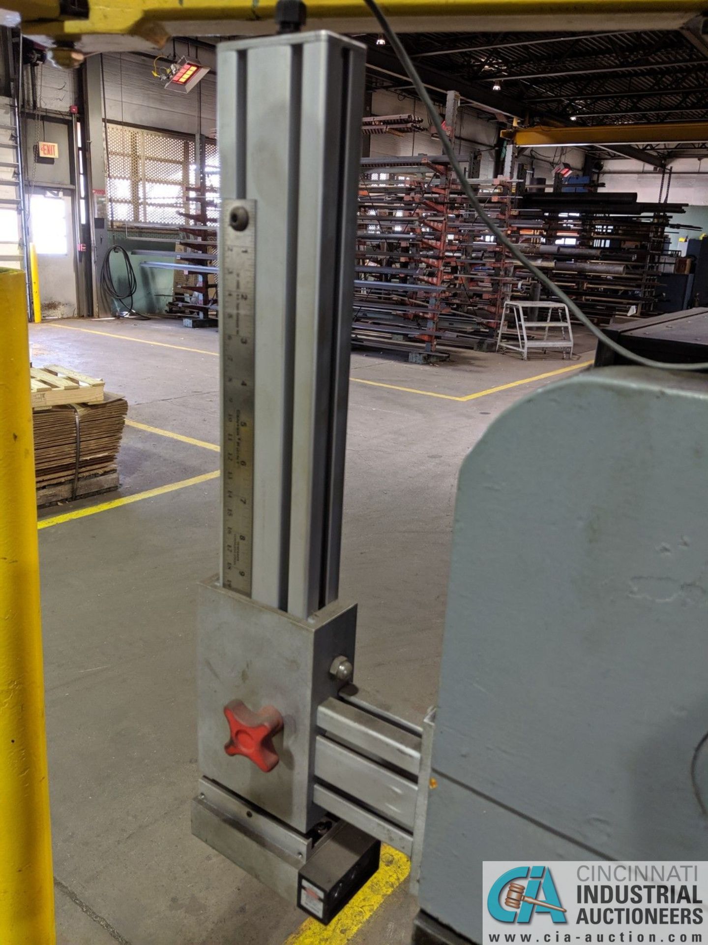 55 TON X 6' PACIFIC MODEL J55-6 HYDRAULIC PRESS BRAKE; S/N 5235, 55" BETWEEN COLUMBS, WITH HURCO - Image 12 of 16