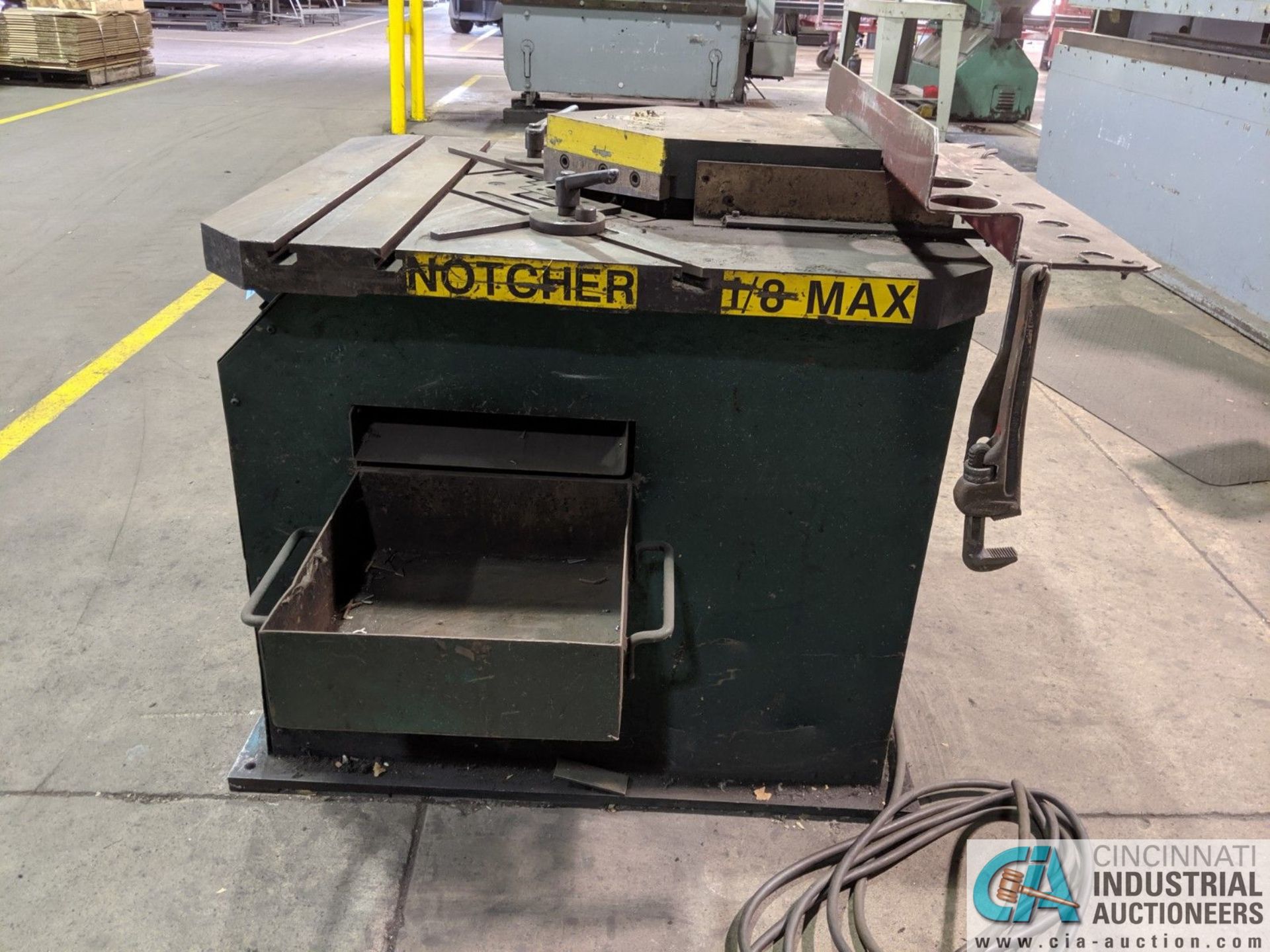 TENNSMITH 9" X 9" MODEL PN9 HYDRAULIC NOTCHER; S/N 13672 **RIGGING FEE DUE INDUSTRIAL SERVICES $250 - Image 2 of 7
