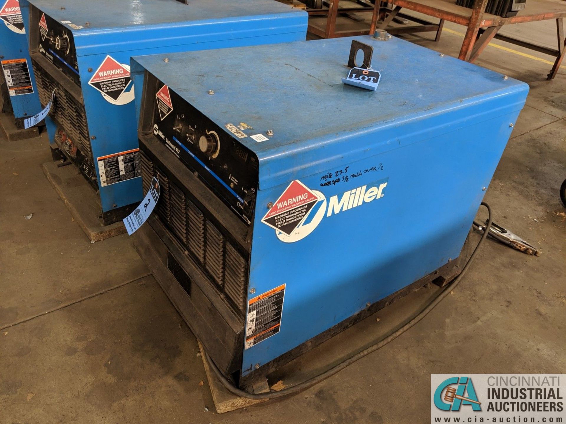 MILLER DELTAWELD 452 CV/DC WELDING POWER SOURCE; S/N LB069561, STOCK # 903377 **RIGGING FEE DUE