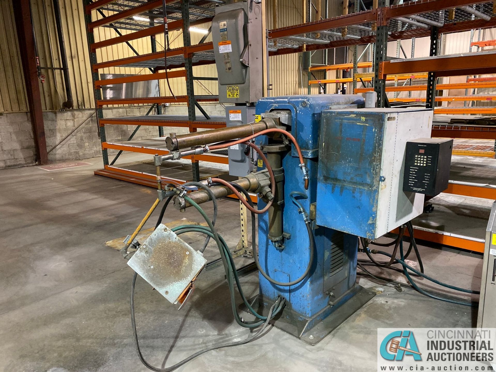 75 KVA ACME MODEL AR SPOT WELDER; S/N 12514, 28" THROAT