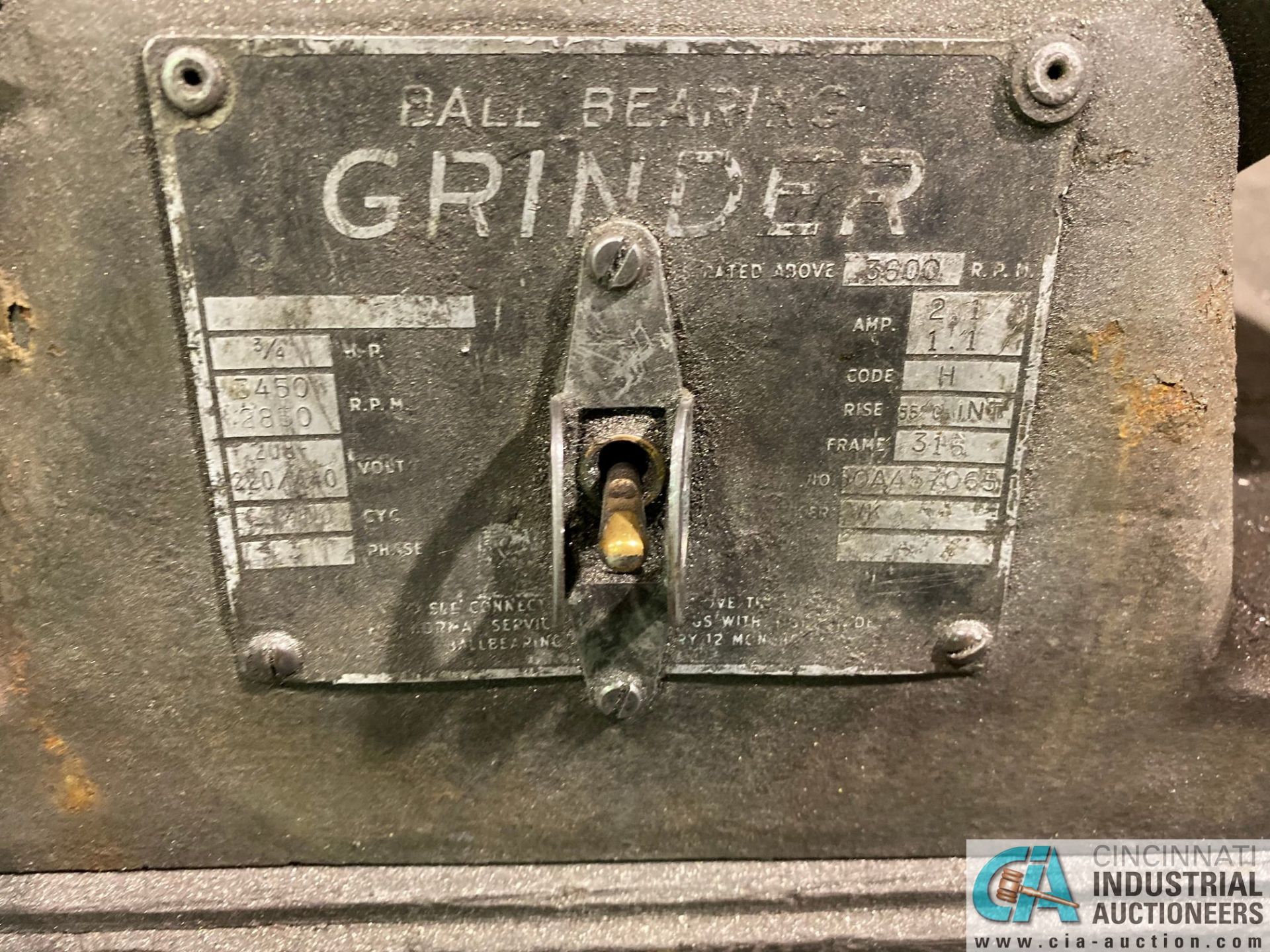 BALL BEARING DE GRINDER - Image 4 of 4