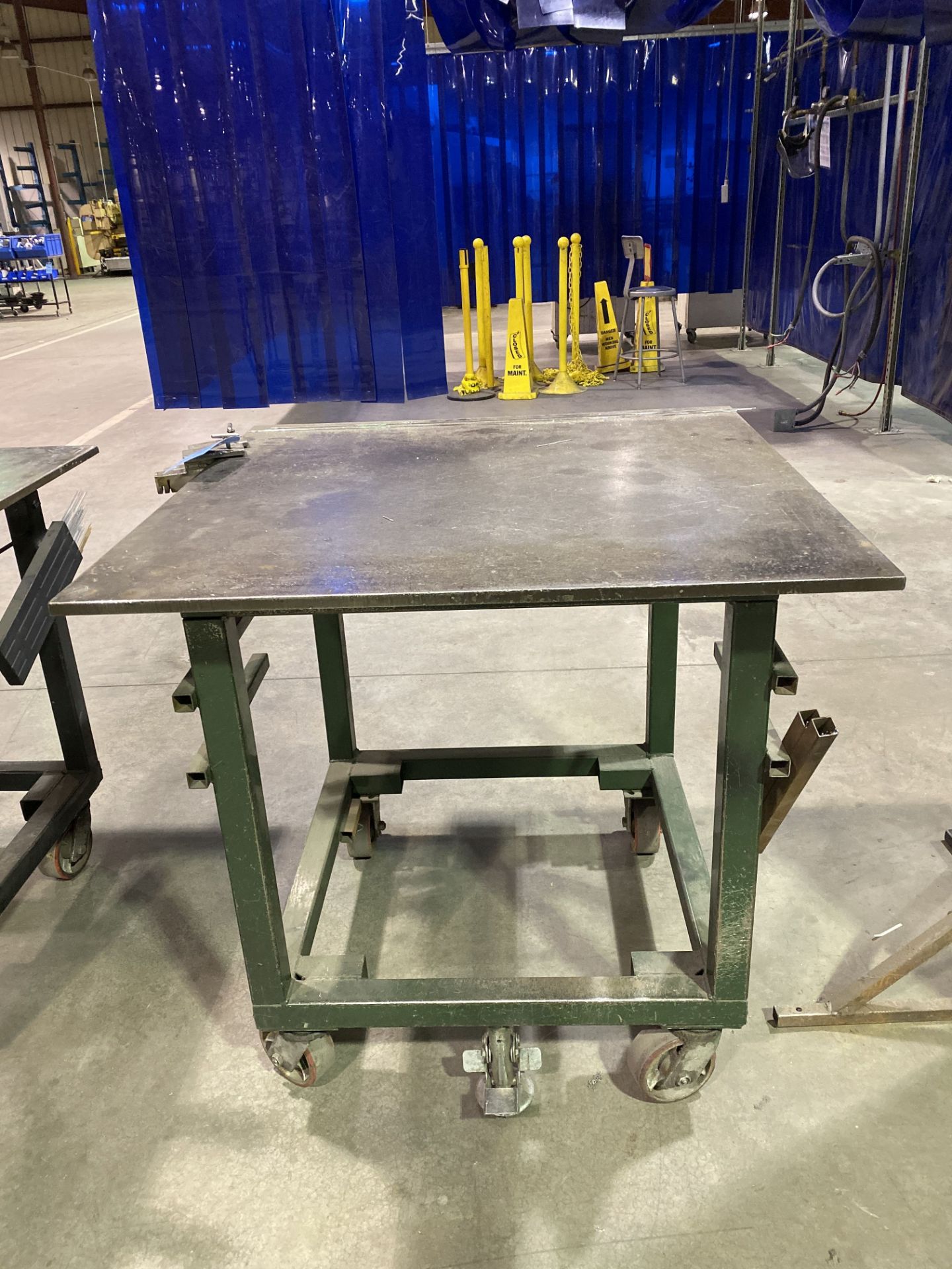 36" X 36" H.D. STEEL WELDING CART