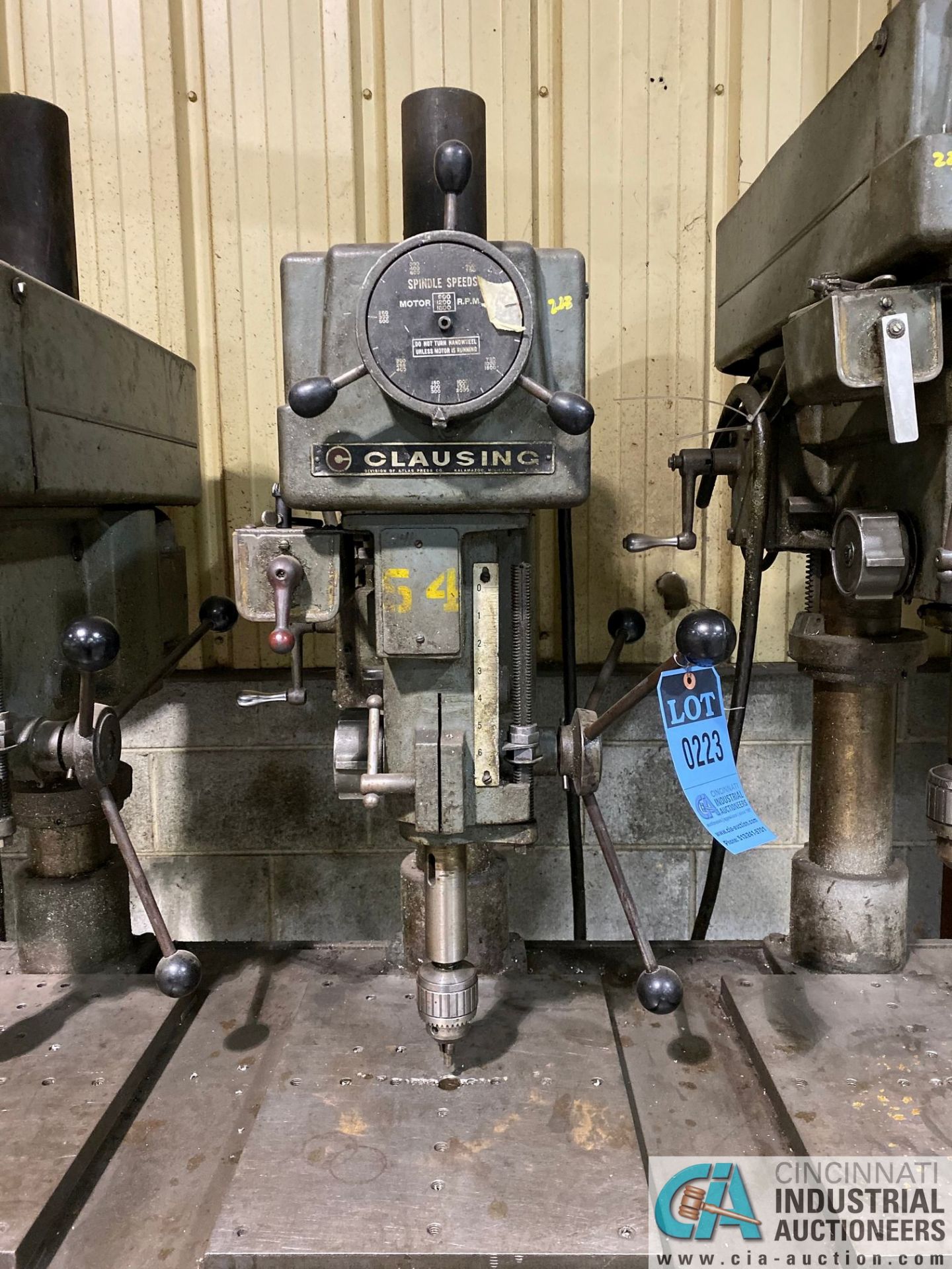 18" - 20" 4-HEAD CLAUSING DRILL PRESS, SPINDLE SPEED 150-2000 RPM - Image 6 of 7