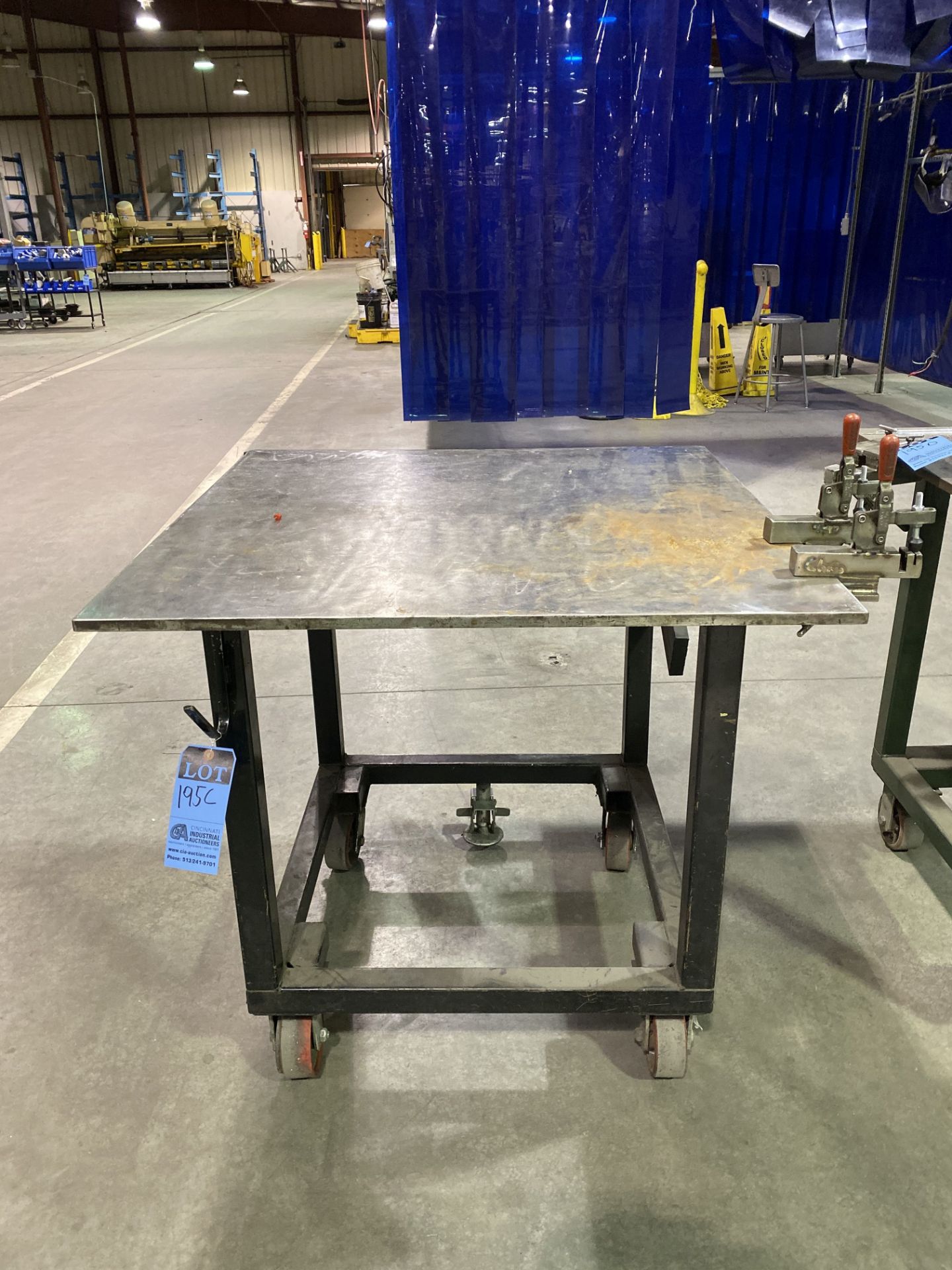 36" X 36" H.D. STEEL WELDING CART