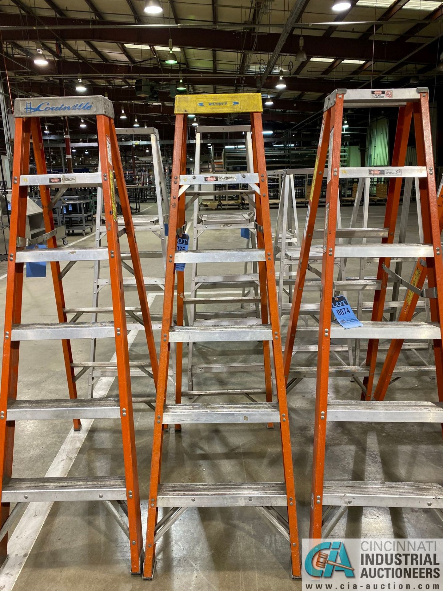 6' LOUISVILLE FIBERGLASS LADDER