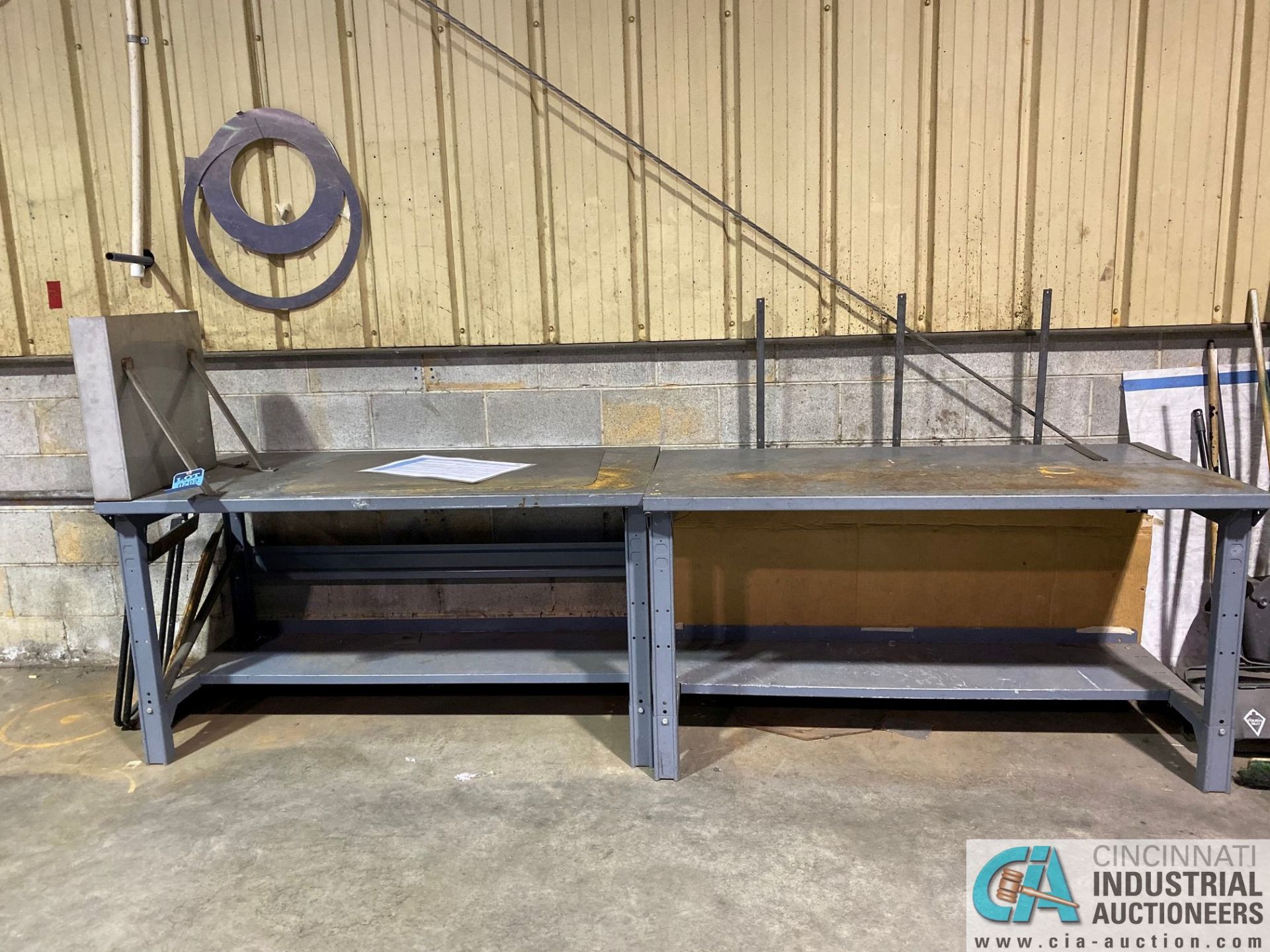 60" X 30" STEEL BENCHES