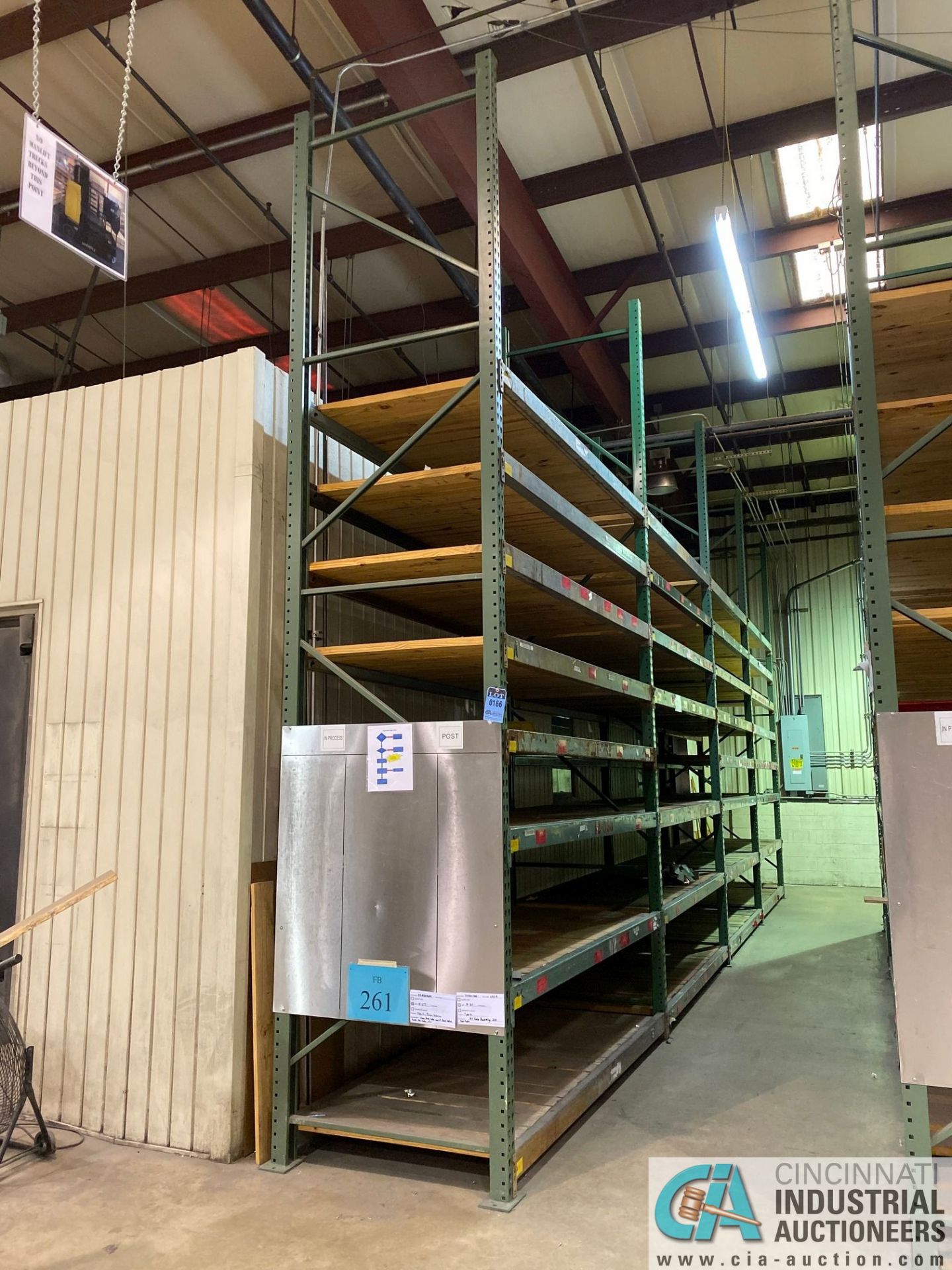 SECTIONS 98" L X 42" W X 192" ADJUSTABLE BEAM PALLET RACKS