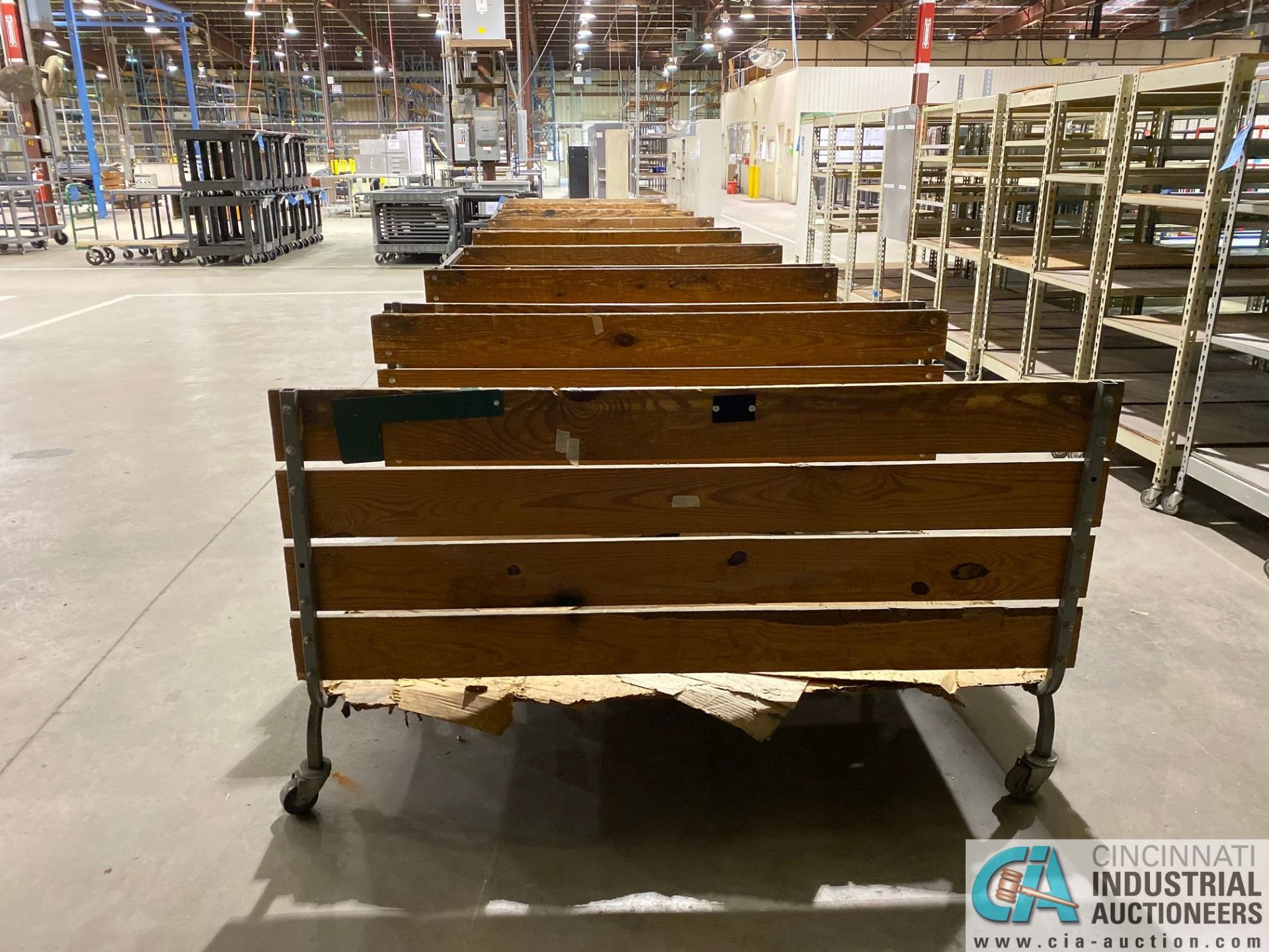 62" X 38" WOOD MATERIAL CARTS - Image 2 of 2