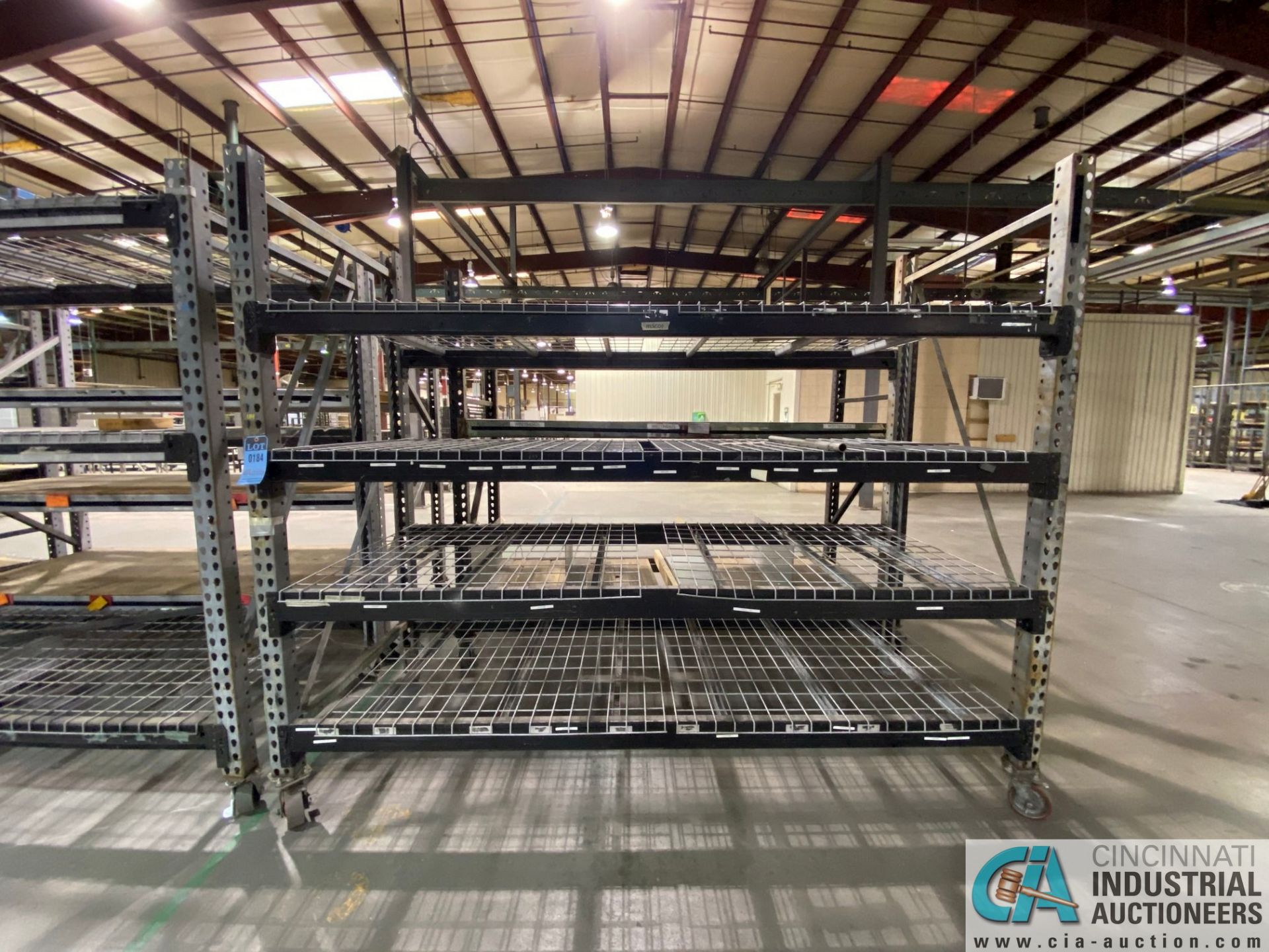 98" L X 42" W X 84" PORTABLE BEAM PALLET RACK