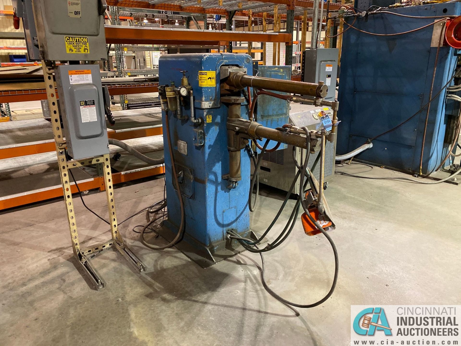 75 KVA ACME MODEL AR SPOT WELDER; S/N 12514, 28" THROAT - Image 2 of 4