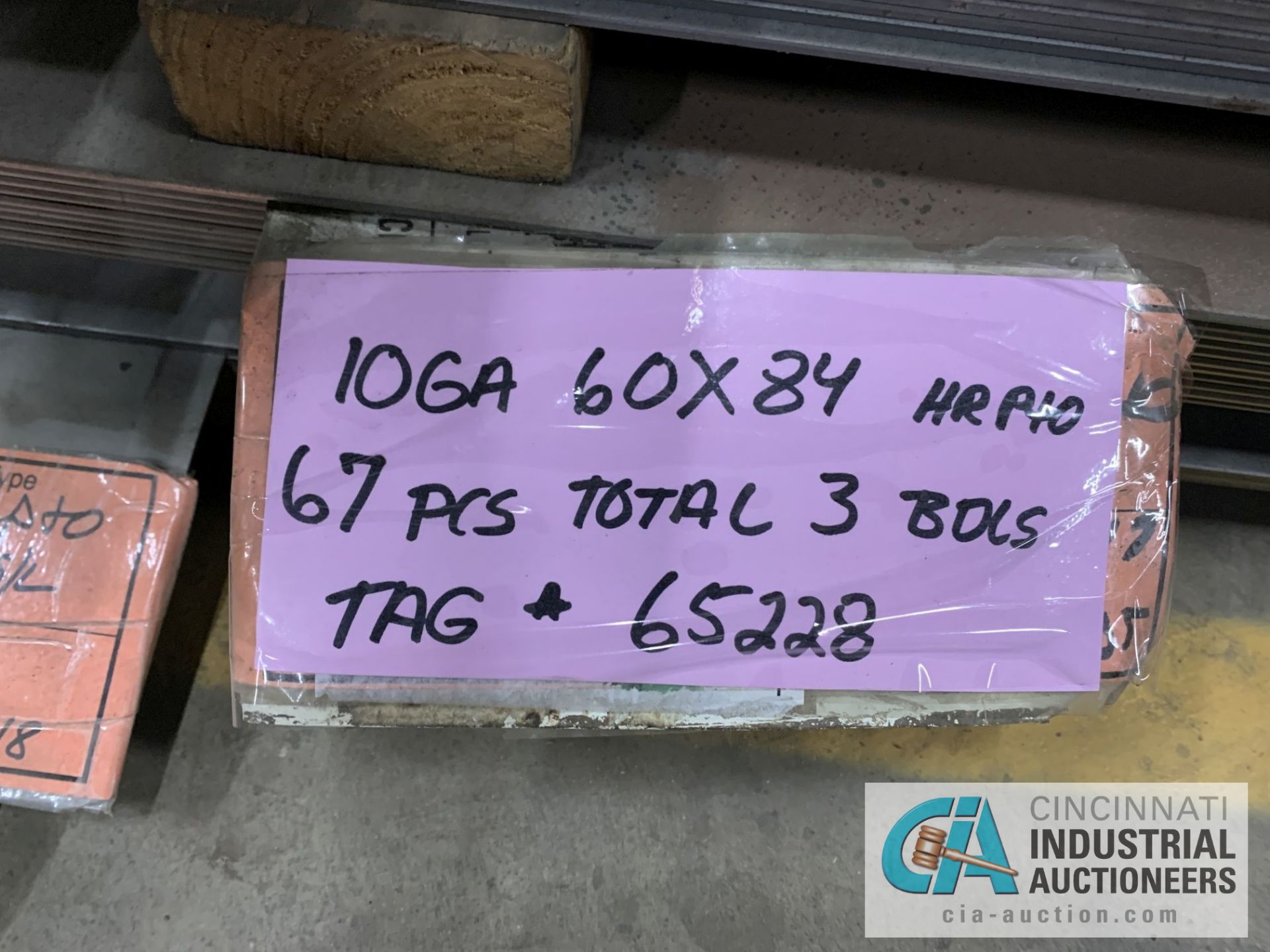 (LOT) APPROX. 24,248 LBS. UNCOATED SHEET STEEL, 1-STACK, 5-BUNDLES, SEE INVENTORY FOR LISTING. - Image 6 of 7