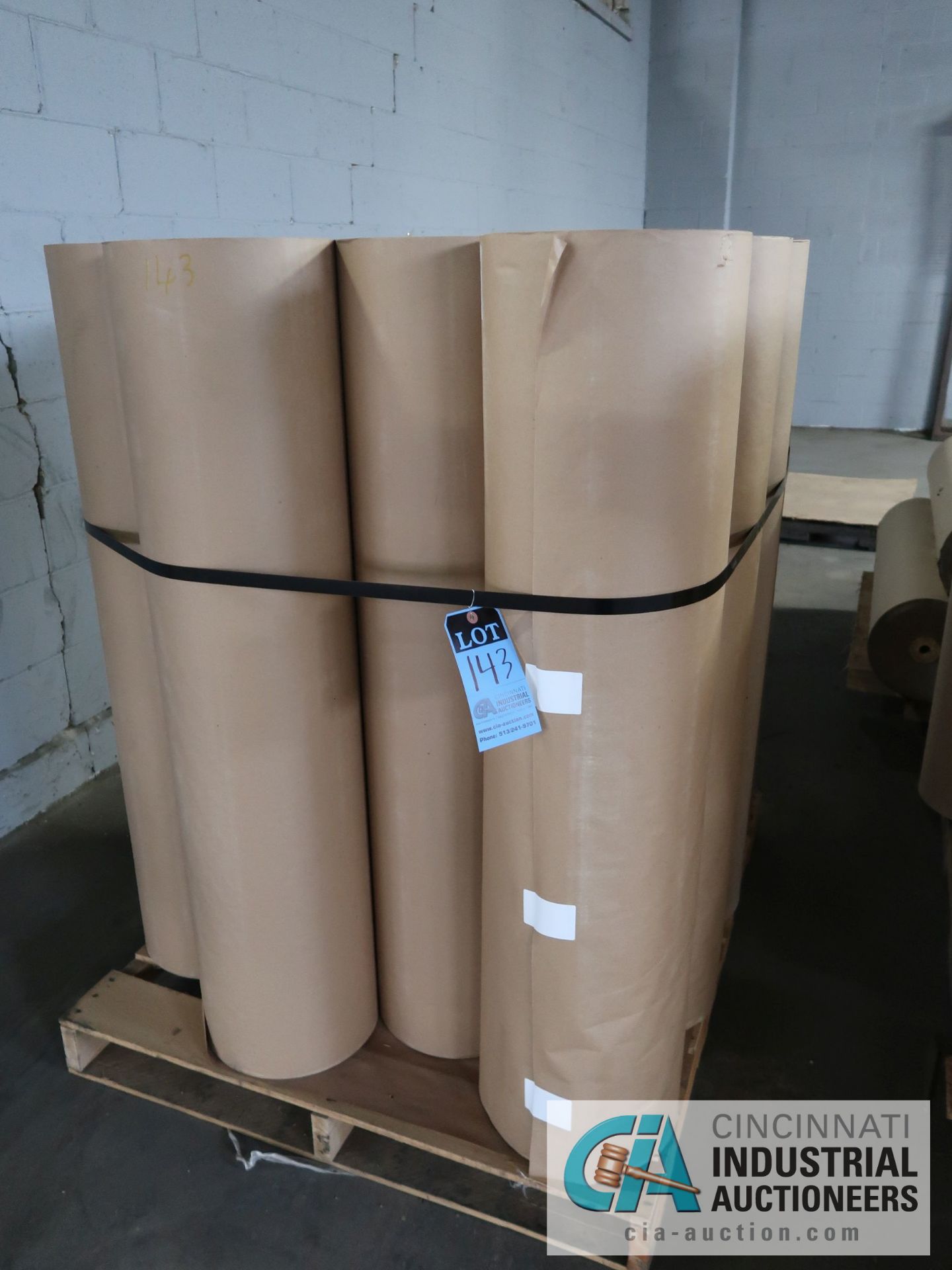 ROLLS 48" W X 1500' POLYCOATED KRAFT PAPER