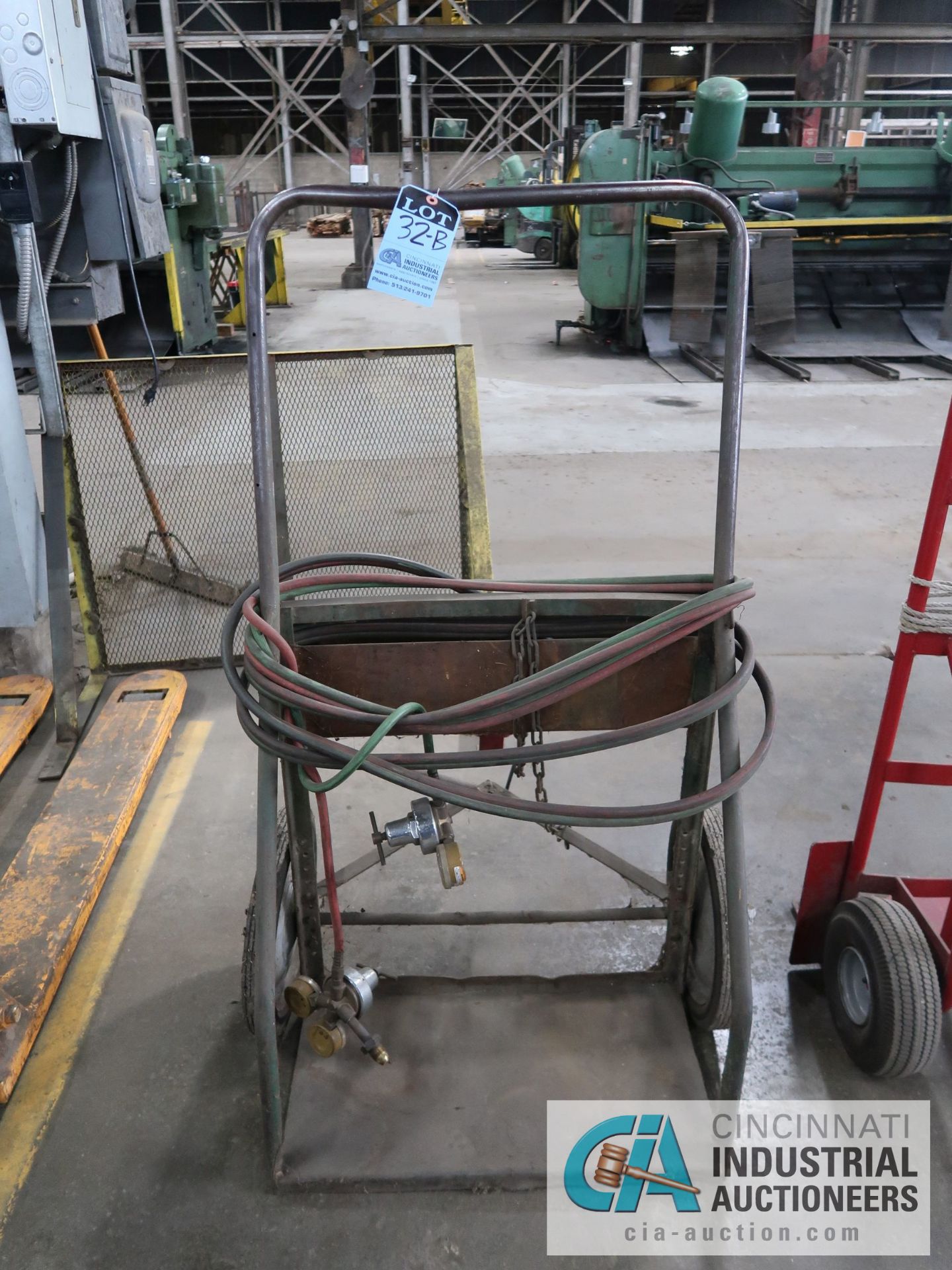 TORCH CART WITH REGULATOR AND HOSE