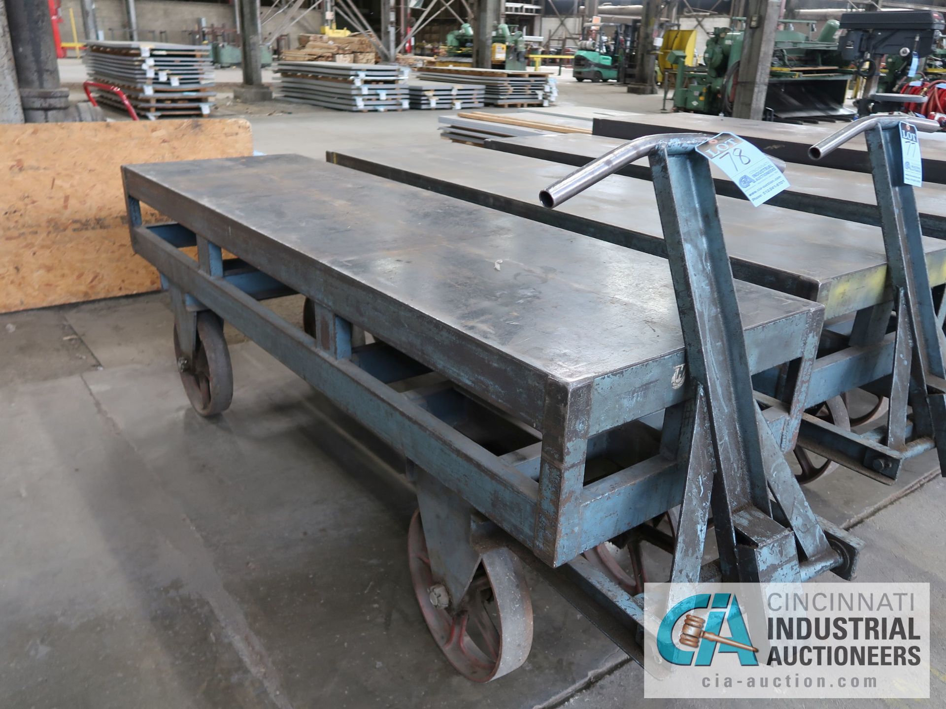 28" X 8' H.D. STEEL CART