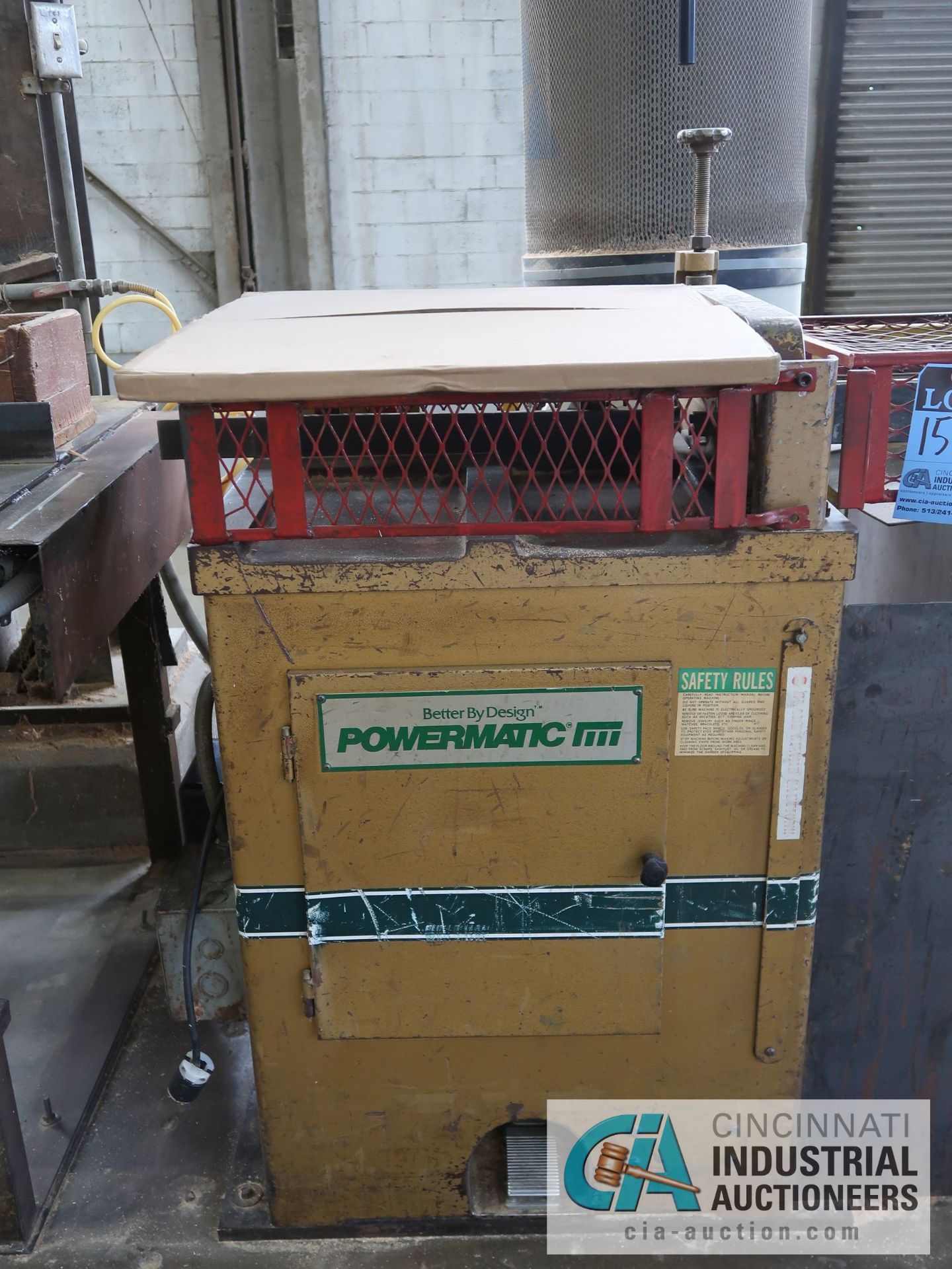 18" POWERMATIC MODEL CS-18 UPACTING SAW WITH 1.5 HP JET DUST COLLECTOR; S/N 9418018, WITH 8' - Image 2 of 5