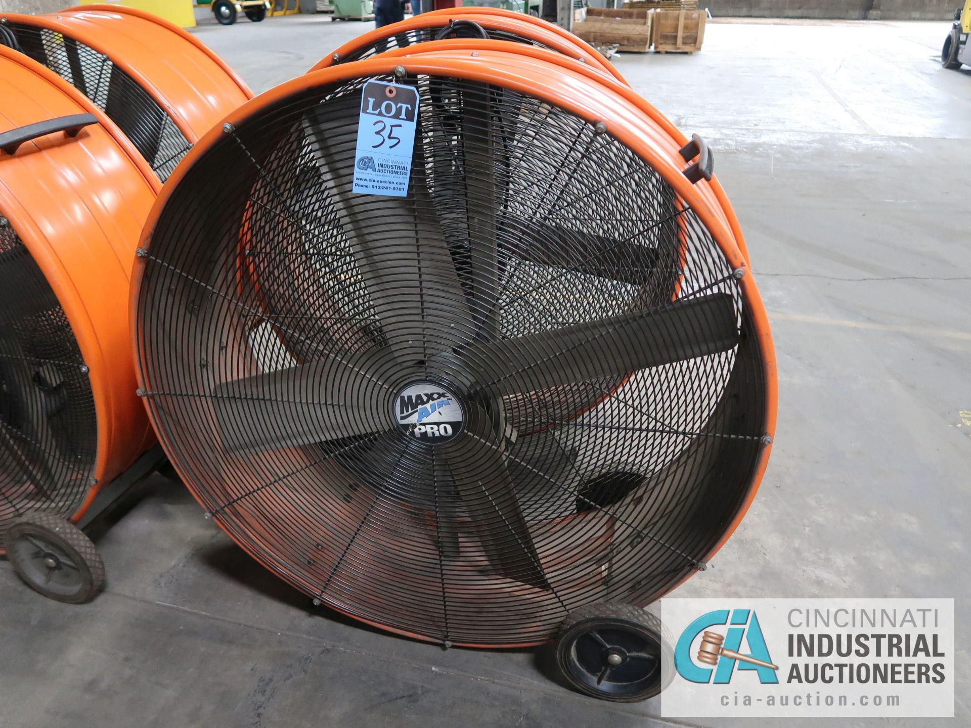 42" MAXX AIR PRO ORANGE PORTABLE DRUM FAN