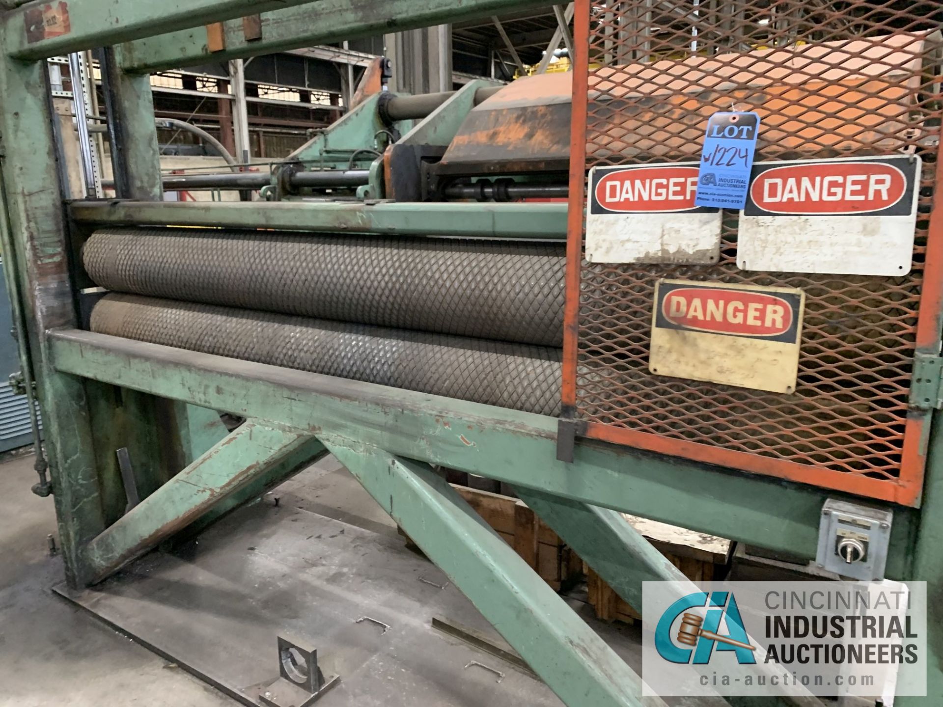 .100" X 106" X 40 LB PAXSON SLITTING LINE INCLUDING; 106" WIDE X 40,000 LB. PAXSON DUAL CONE - Image 17 of 32