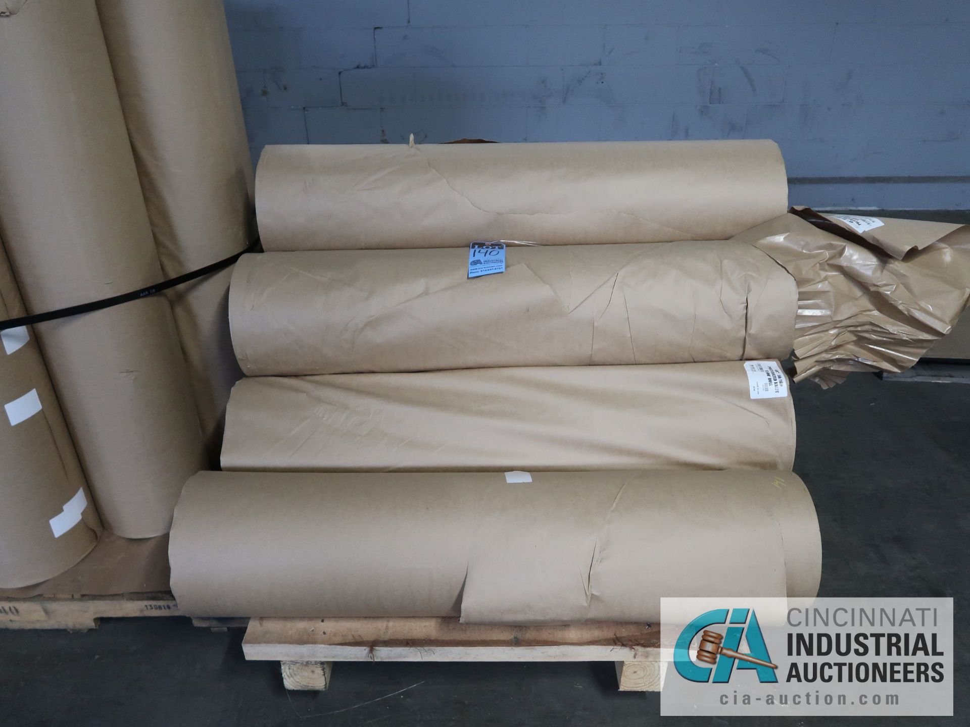 ROLLS 48" W X 1500' POLYCOATED KRAFT PAPER