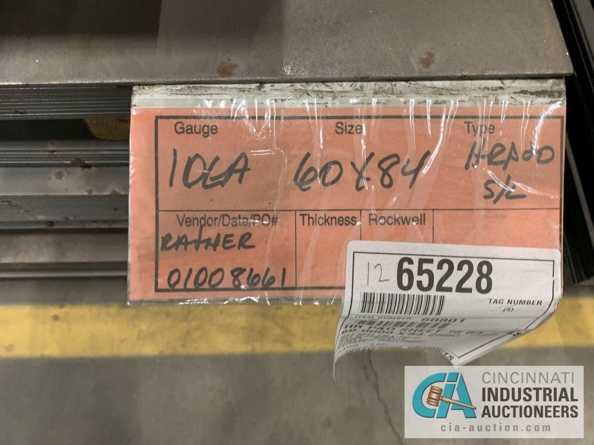 (LOT) APPROX. 24,248 LBS. UNCOATED SHEET STEEL, 1-STACK, 5-BUNDLES, SEE INVENTORY FOR LISTING. - Image 4 of 7