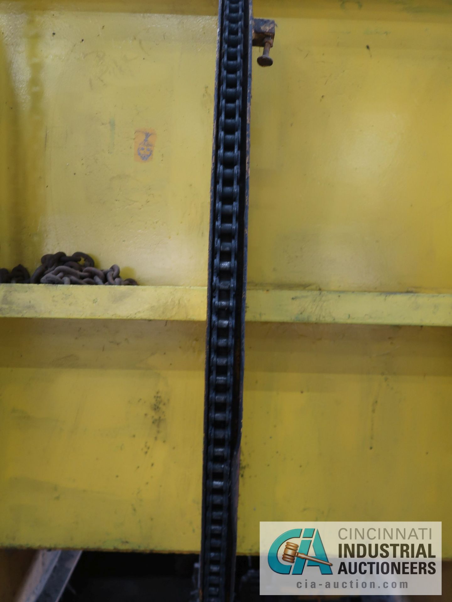 10,000 LB ESTIMATED CAPACITY HYDRAULIC COIL UPENDER; PB PENDANT, 4' X 4' PLATFORM - Image 5 of 7