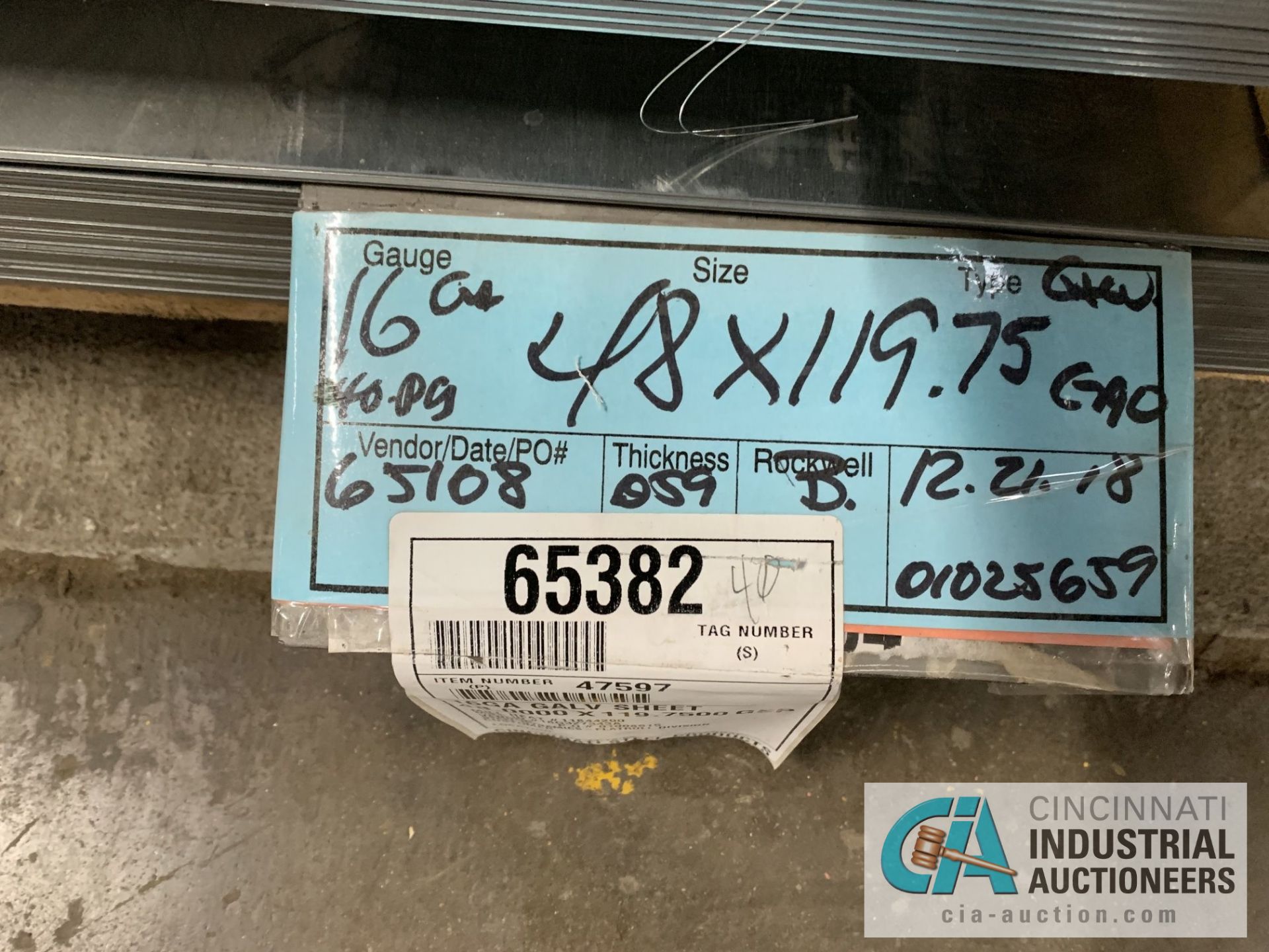 (LOT) APPROX. 8,817 LBS. COATED SHEET STEEL, 1-STACK, 3-BUNDLES, SEE INVENTORY FOR LISTING. - Image 4 of 4