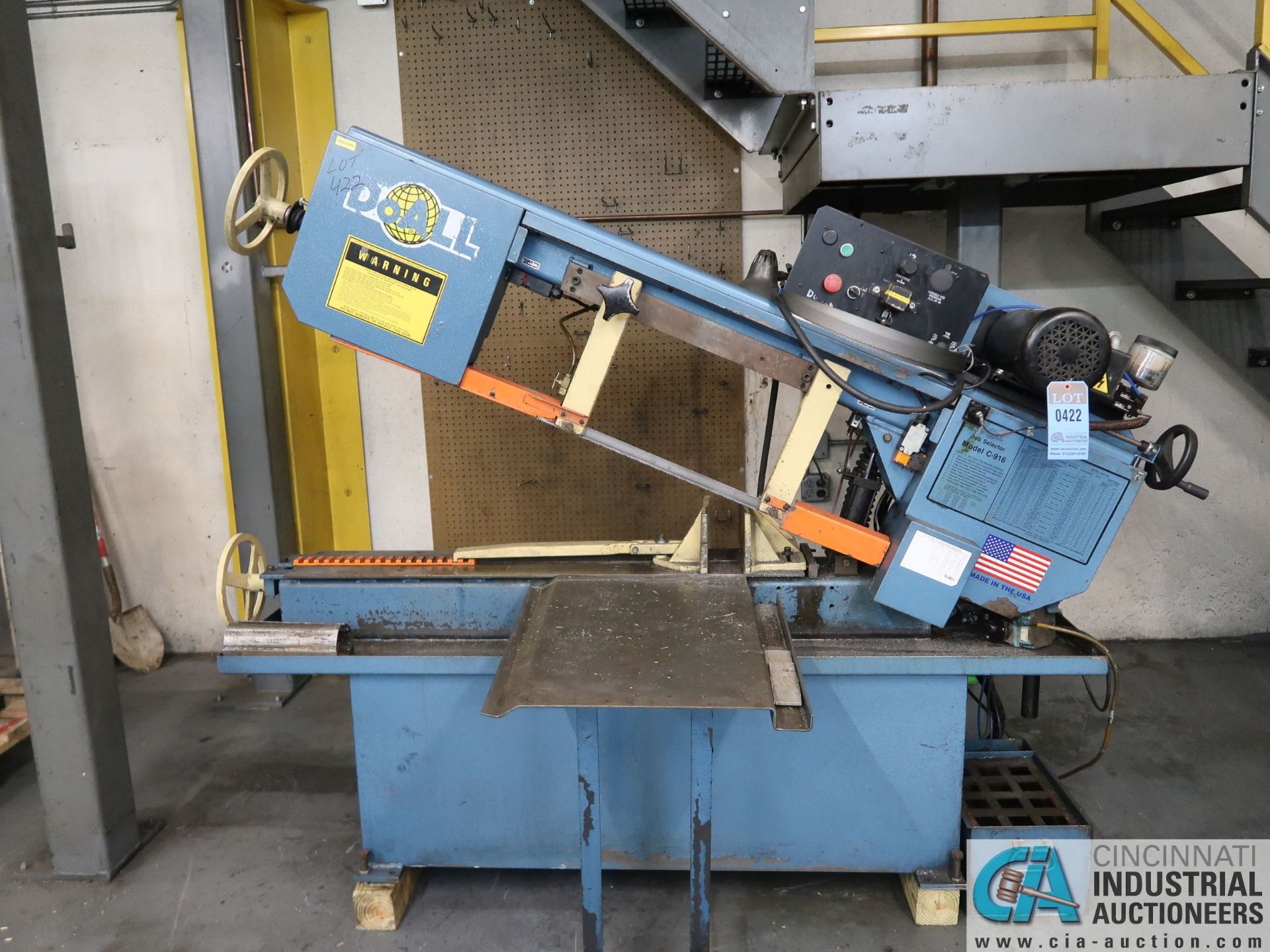 9" X 16" DOALL MODEL C-916 HORIZONTAL BAND SAW; S/N 529-051937 *$300.00 RIGGING FEE DUE TO - Image 2 of 9