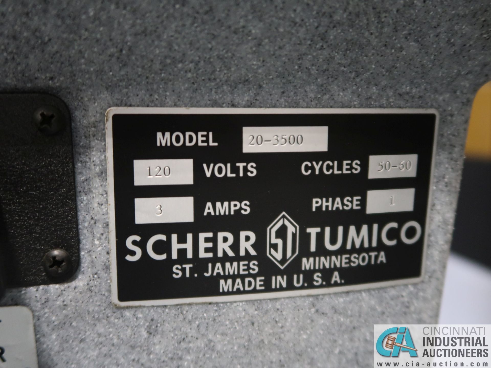14" SCHERR-TUMICO MODEL OPTICAL COMPARATOR WITH QUADRO-CHEK 200 DRO HEAD; S/N R021402 *$50.00 RIGG - Image 2 of 2