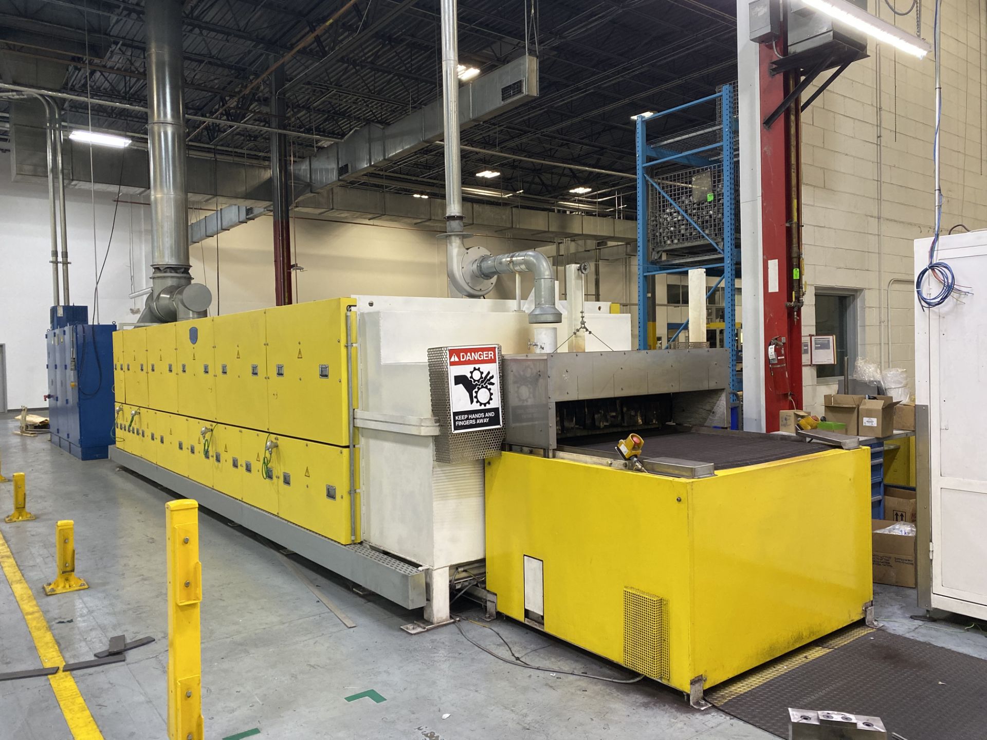 50" WIDE ELINO MODEL FB-1250/072/050-08EW.OC ELECTRIC MESH BELT CONVEYOR TYPE HEAT TREAT FURNACE; - Image 20 of 37