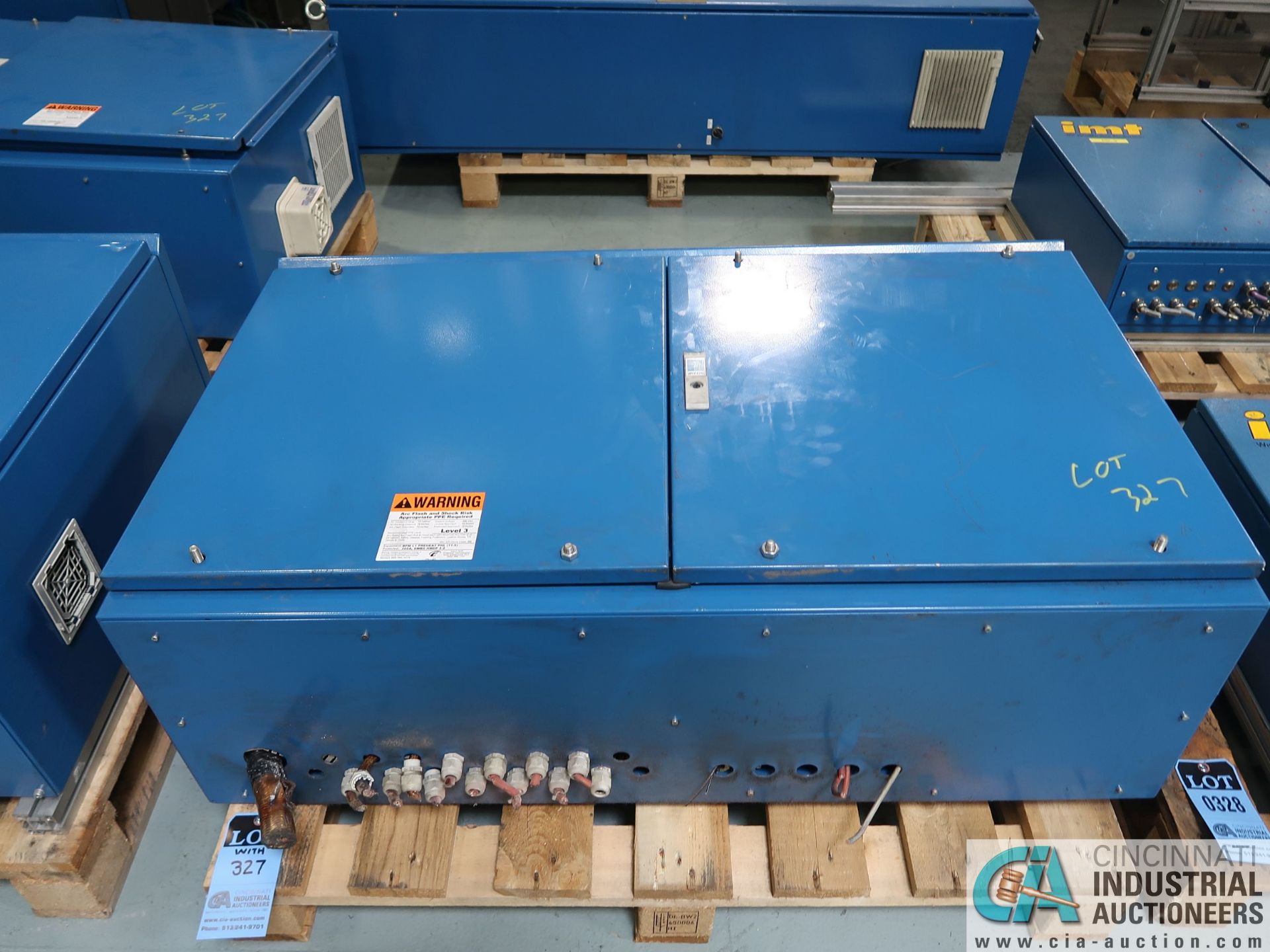 (LOT) (2) RITTAL & (1) SPA TWO-DOOR ELECTRICAL MACHINE CONTROL CABINETS WITH ELECTRICAL - Image 2 of 17