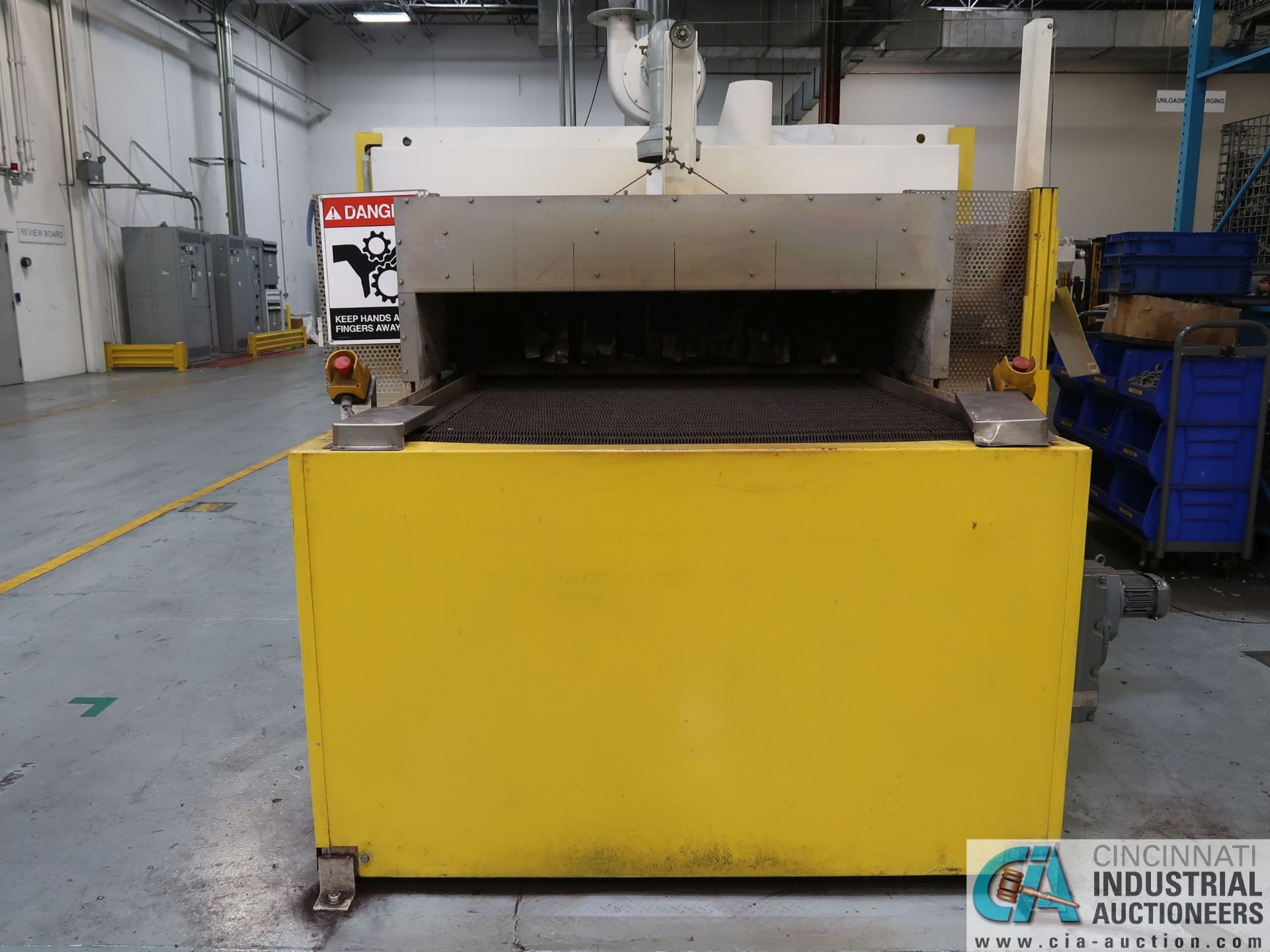 50" WIDE ELINO MODEL FB-1250/072/050-08EW.OC ELECTRIC MESH BELT CONVEYOR TYPE HEAT TREAT FURNACE; - Image 6 of 37