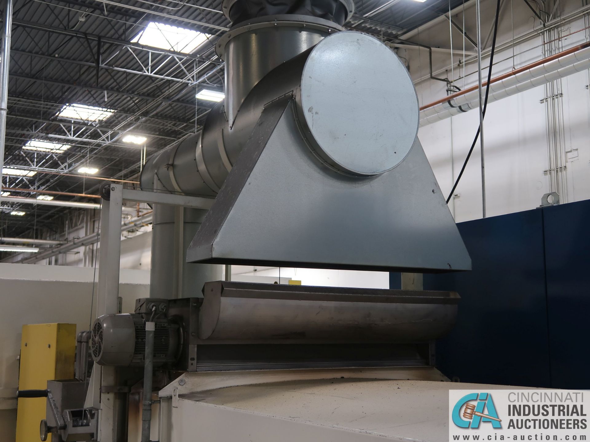 50" WIDE ELINO MODEL FB-1250/072/050-08EW.OC ELECTRIC MESH BELT CONVEYOR TYPE HEAT TREAT FURNACE; - Image 12 of 37