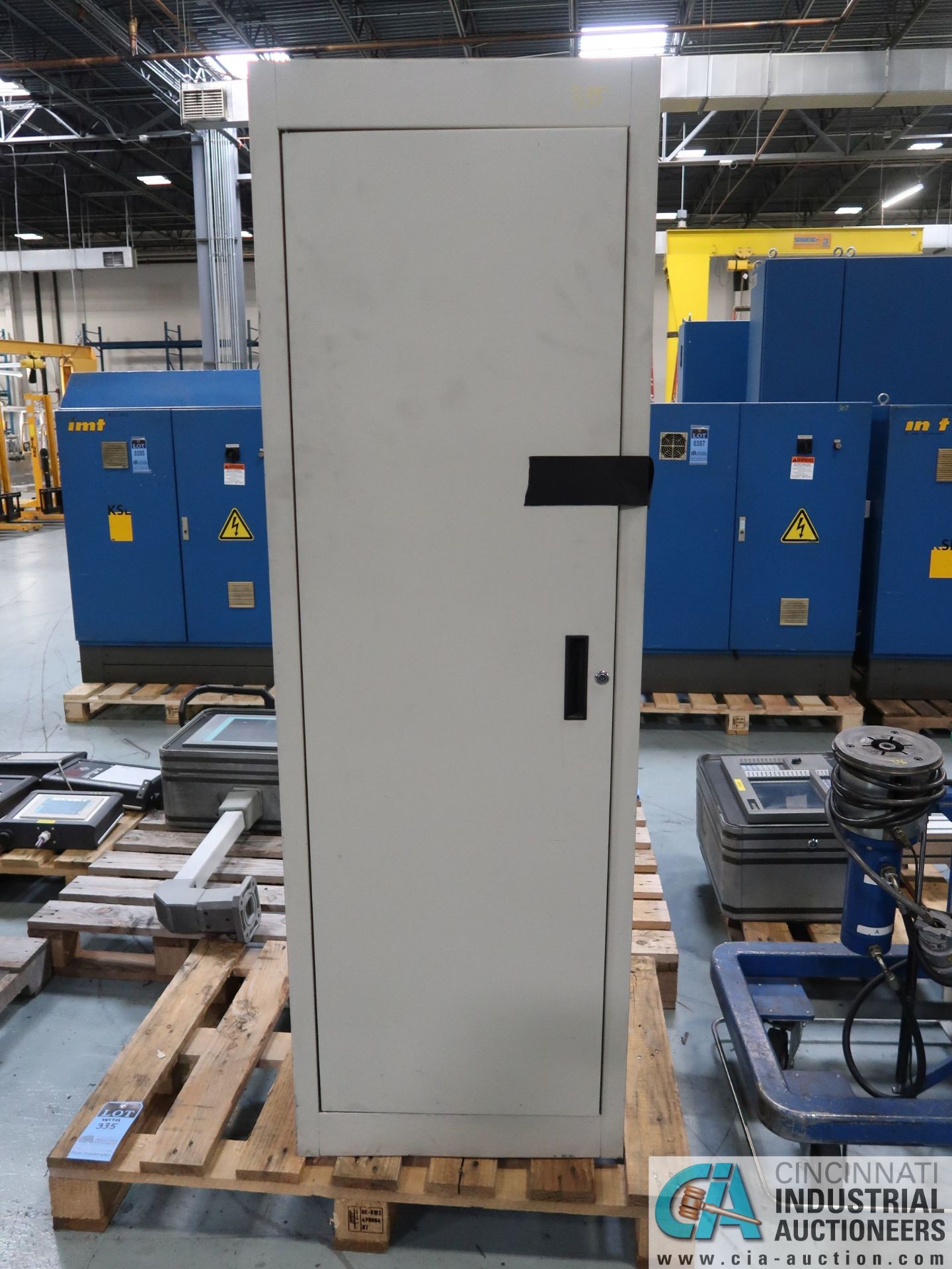 MISC. SIZE ELECTRICAL MACHINE CONTROL CABINETS *$25.00 RIGGING FEE DUE TO INDUSTRIAL SERVICES AND - Image 2 of 3