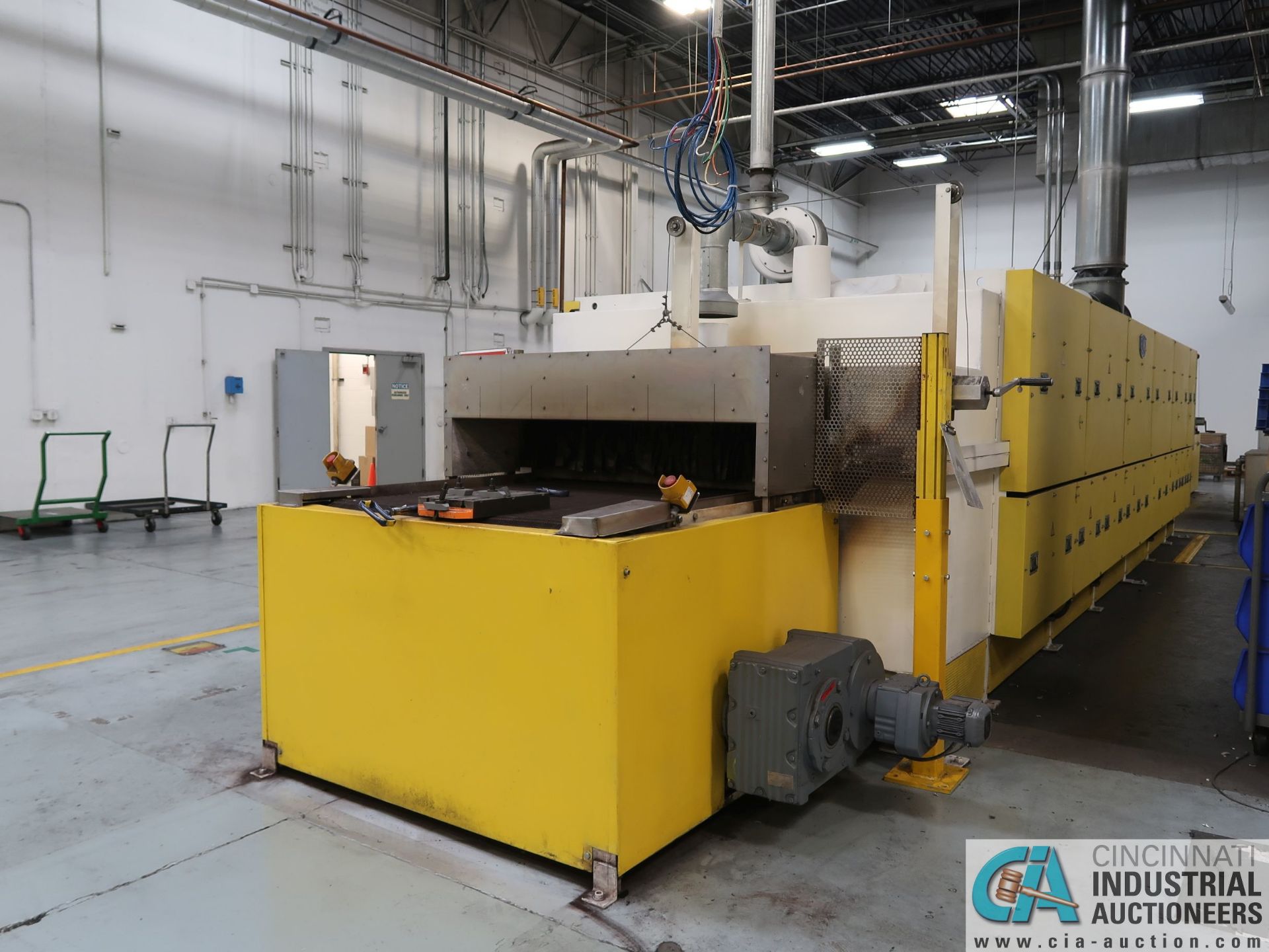 50" WIDE ELINO MODEL FB-1250/072/050-08EW.OC ELECTRIC MESH BELT CONVEYOR TYPE HEAT TREAT FURNACE; - Image 5 of 37