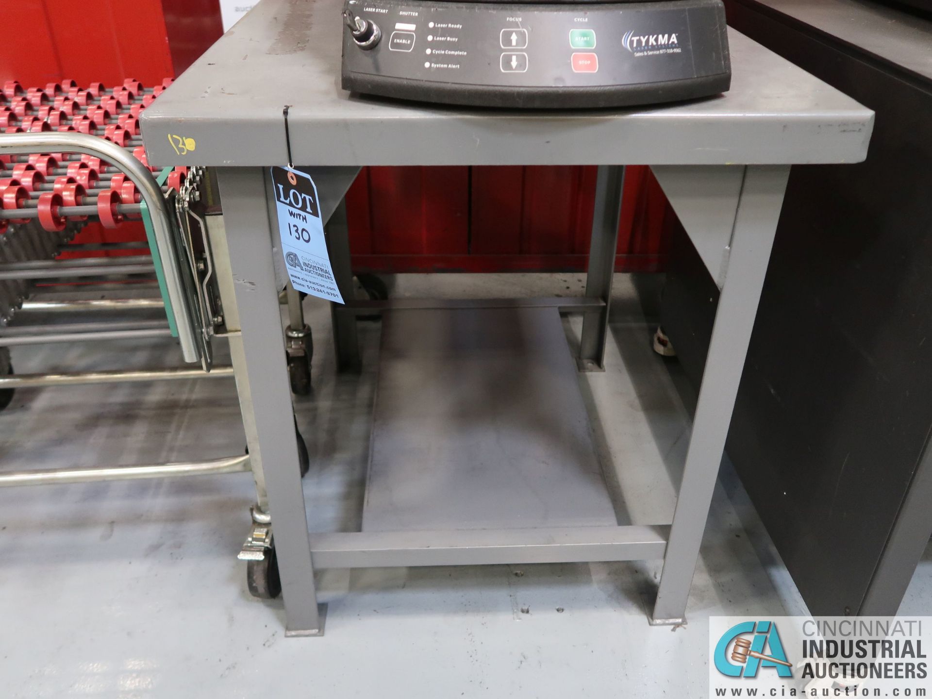 TYKMA TYPE MLMA20PZT MINILAZE BENCH TOP LASER MARKER; S/N MLMA15081091, WITH BENCH (NEW 2015) *$50 - Image 5 of 5