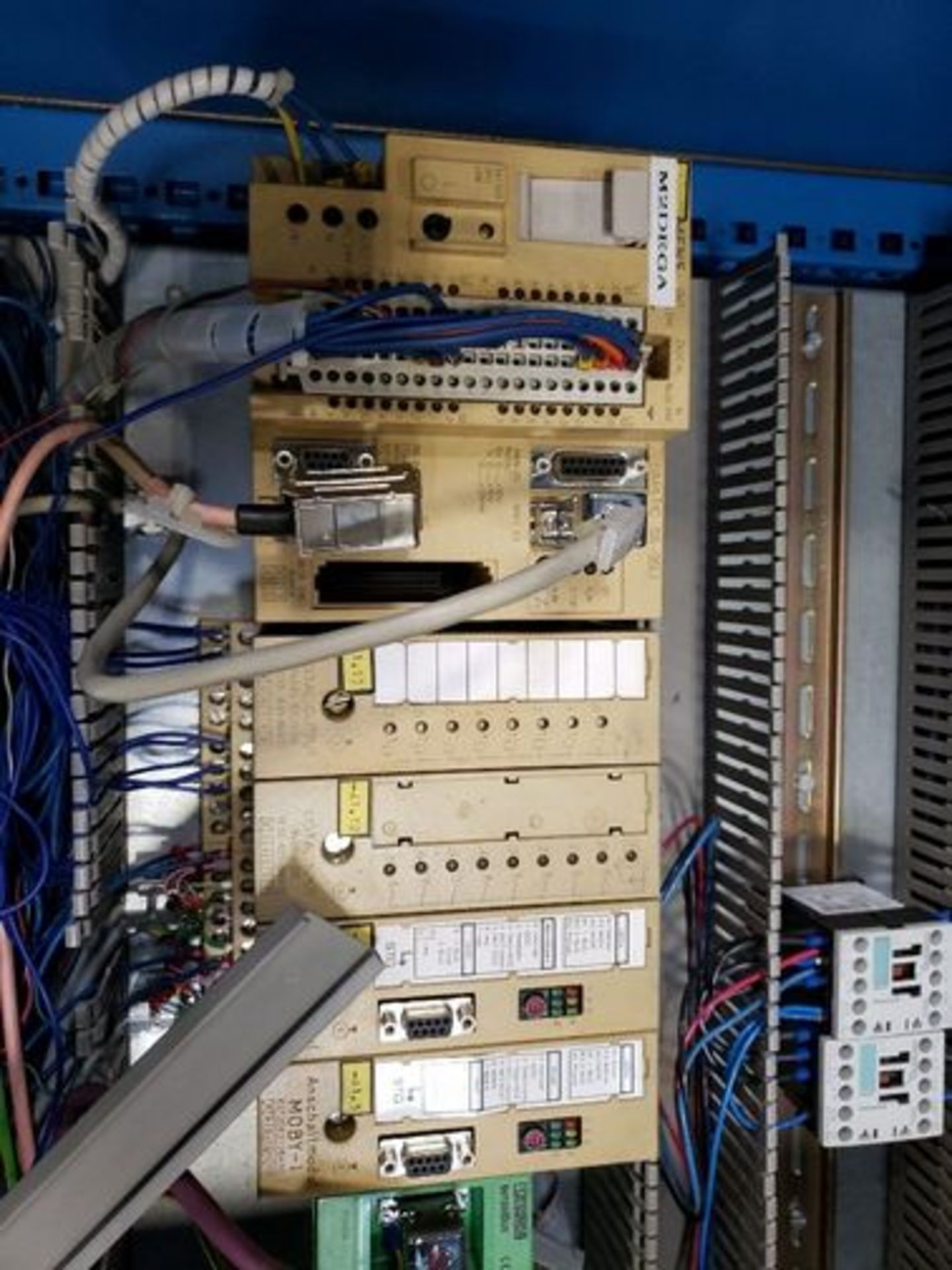 FOUR-DOOR RITTAL ELECTRICAL MACHINE CONTROL CABINET WITH ELECTRICAL COMPONENTS; 15" X 95" X 80" HIGH - Image 15 of 17