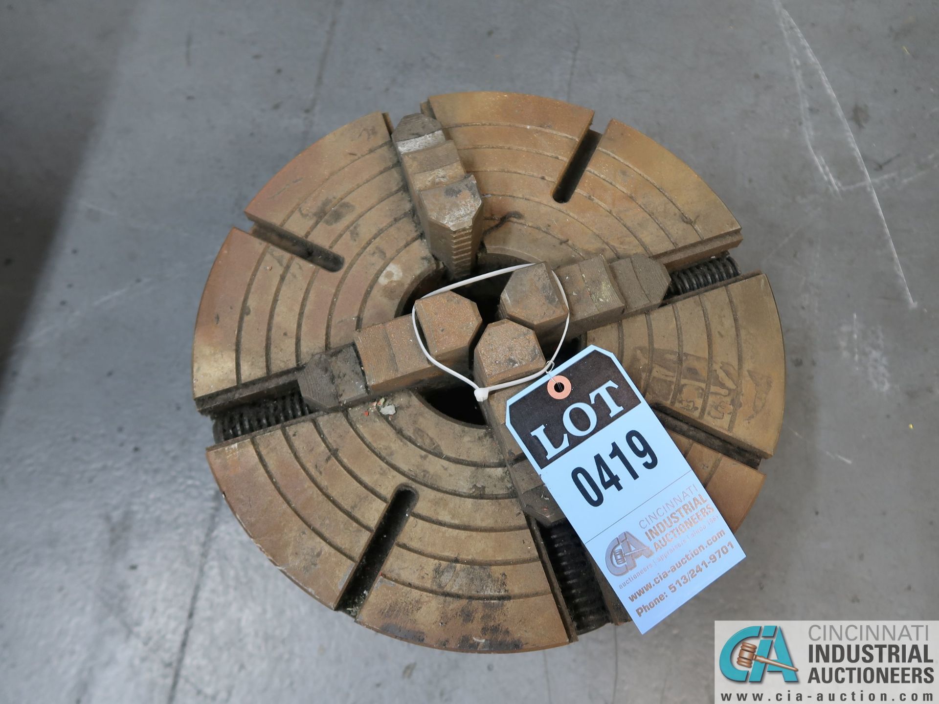 16" BTC FOUR-JAW LATHE CHUCK