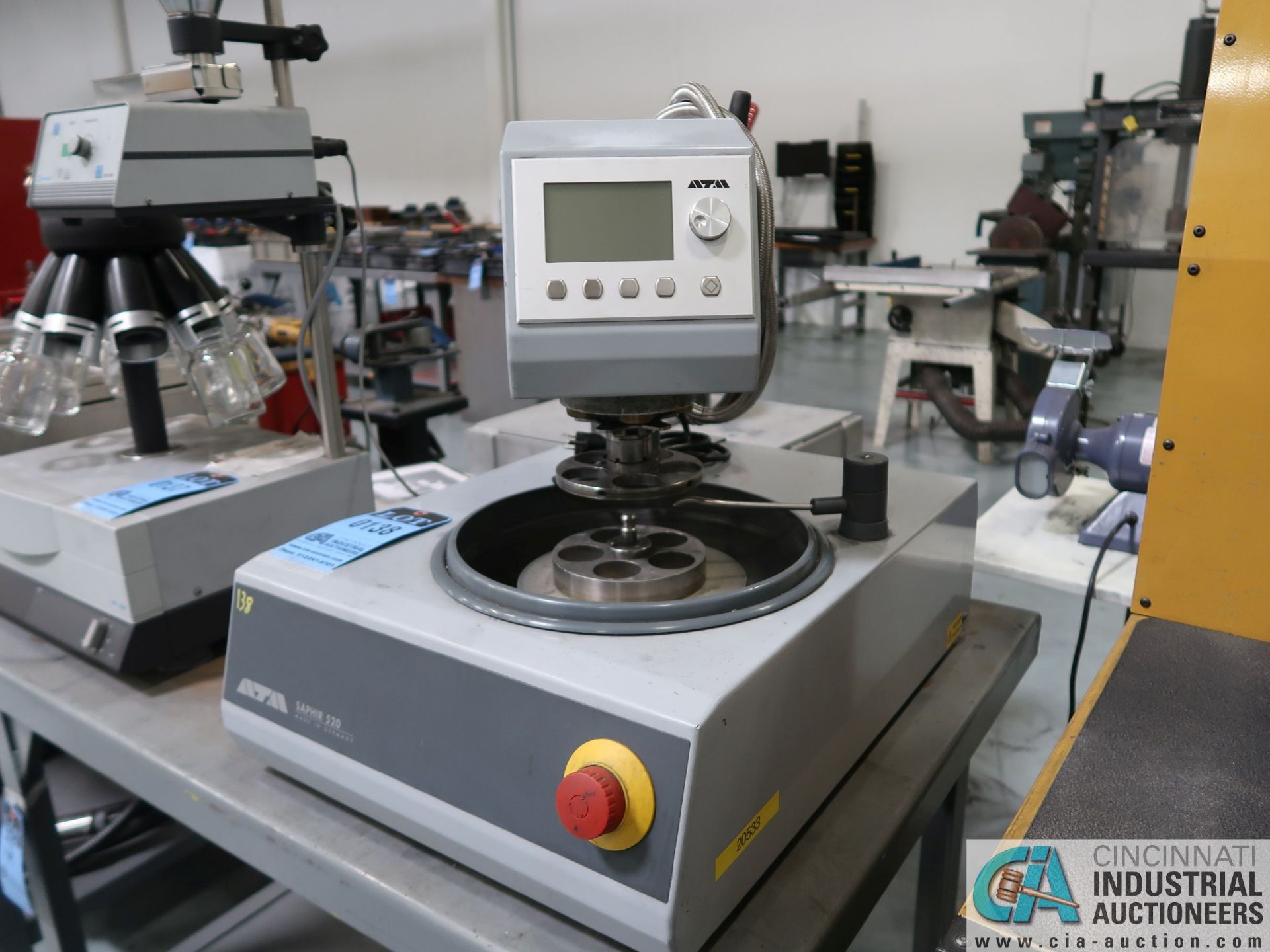 ATA SAPHIR MODEL 520 GRINDING & POLISHING MACHINE; S/N 21570 (NEW 2015) *$25.00 RIGGING FEE DUE