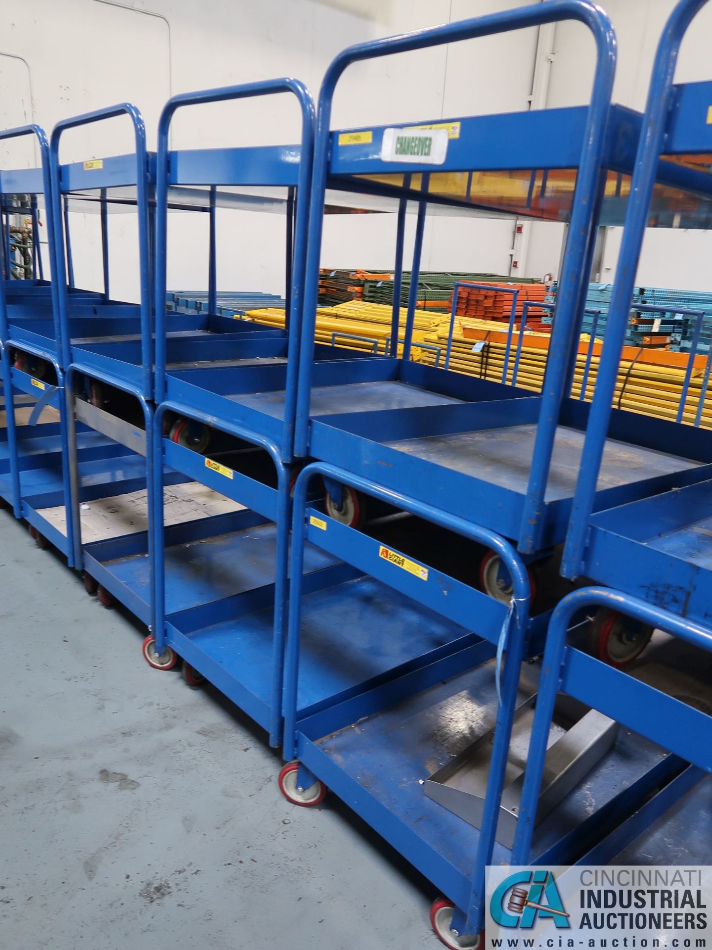 24" X 36" X 32" HIGH LITTLE GIANT WELDED 2-SHELF STEEL CARTS