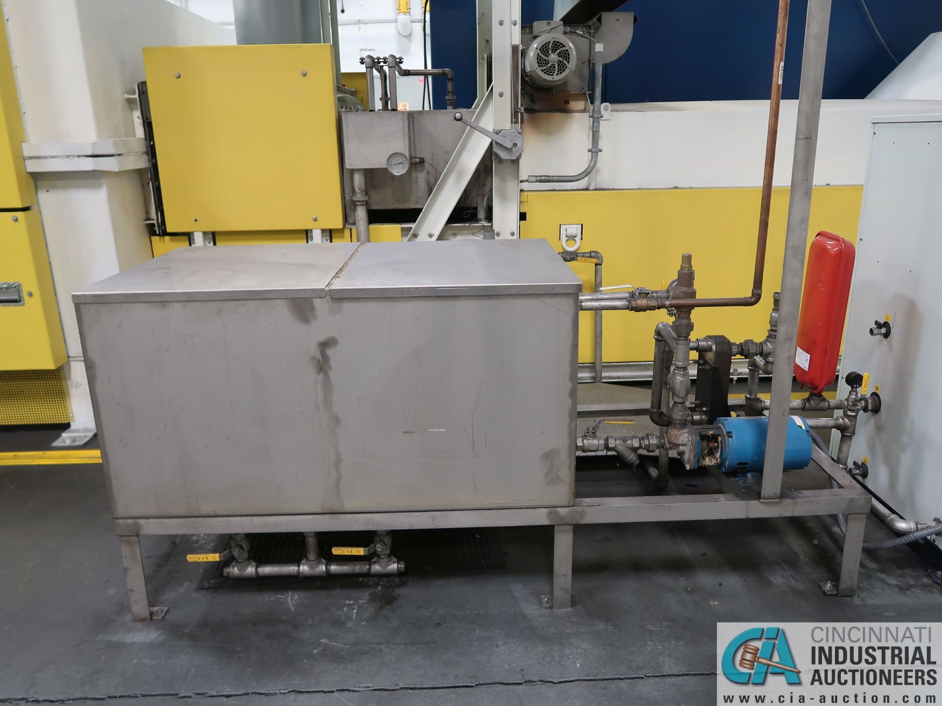 50" WIDE ELINO MODEL FB-1250/072/050-08EW.OC ELECTRIC MESH BELT CONVEYOR TYPE HEAT TREAT FURNACE; - Image 18 of 37