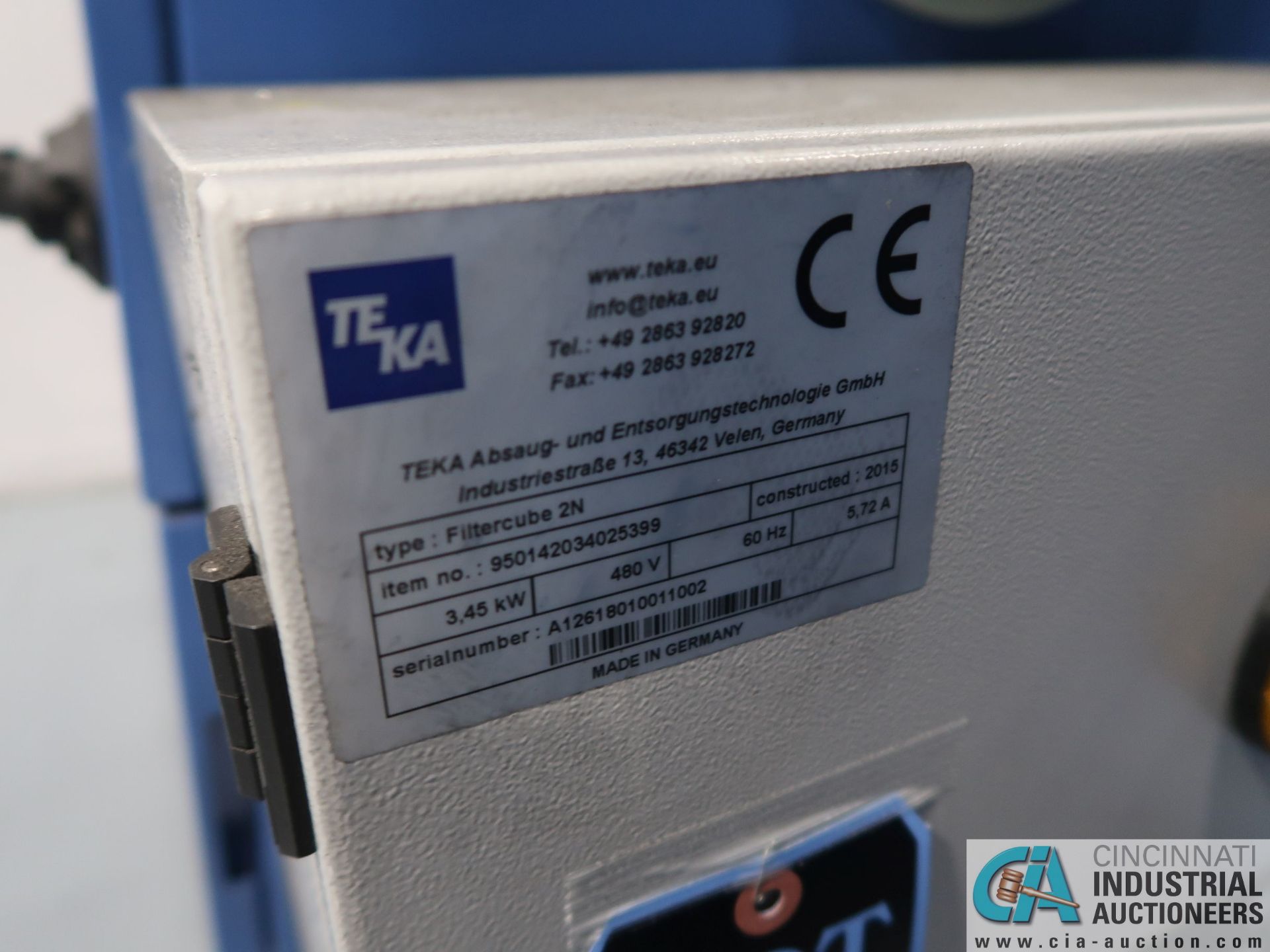 TEKA TYPE FILTERCUBE 2N LASER FILTER SYSTEM; S/N A2194610031002 (NEW 2015) *$50.00 RIGGING FEE - Image 3 of 3