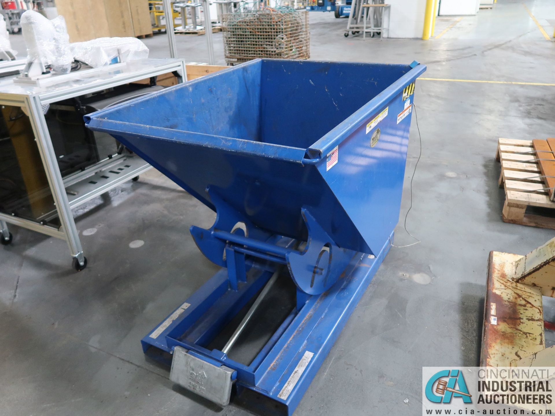 VESTIL MODEL D-50-HD SELF-DUMPING HOPPER *$25.00 RIGGING FEE DUE TO INDUSTRIAL SERVICES AND SALES*