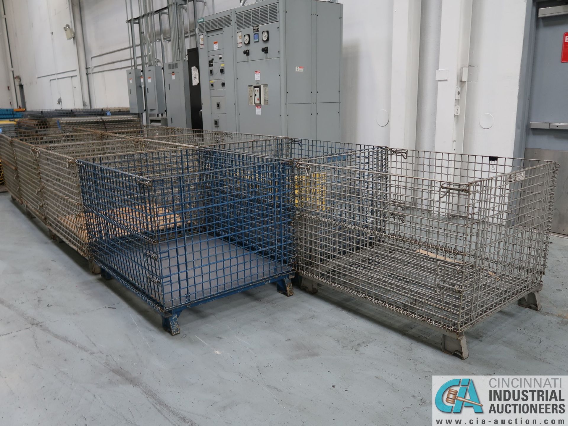 40" X 50" X 30" DEEP STACKABLE WIRE BASKETS - Image 2 of 2