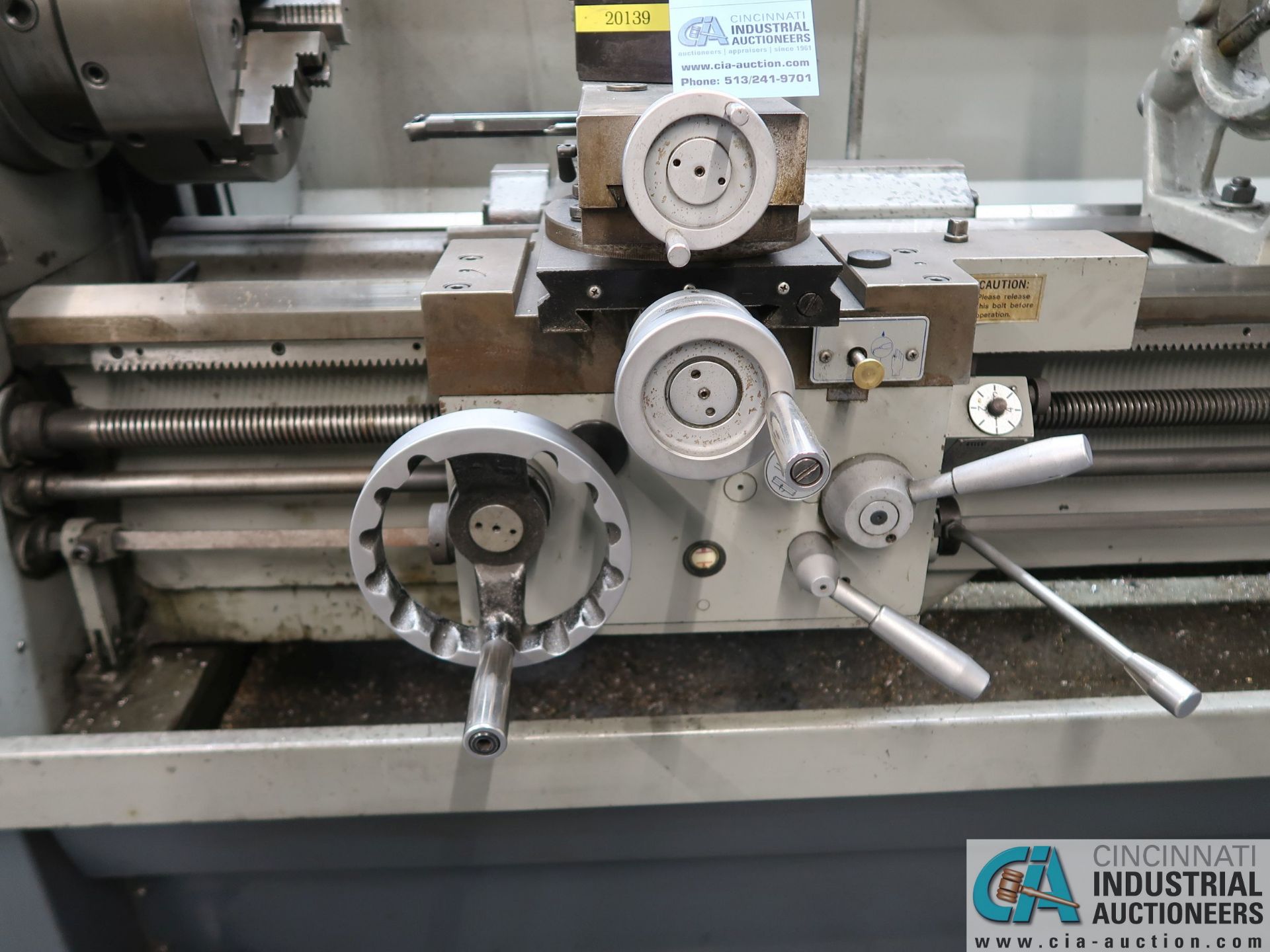 16" X 60" SOUTHBEND GEARED HEAD ENGINE LATHE; S/N 18695020896, 12" 3-JAW CHUCK, 3" SPINDLE THRU- - Image 4 of 7