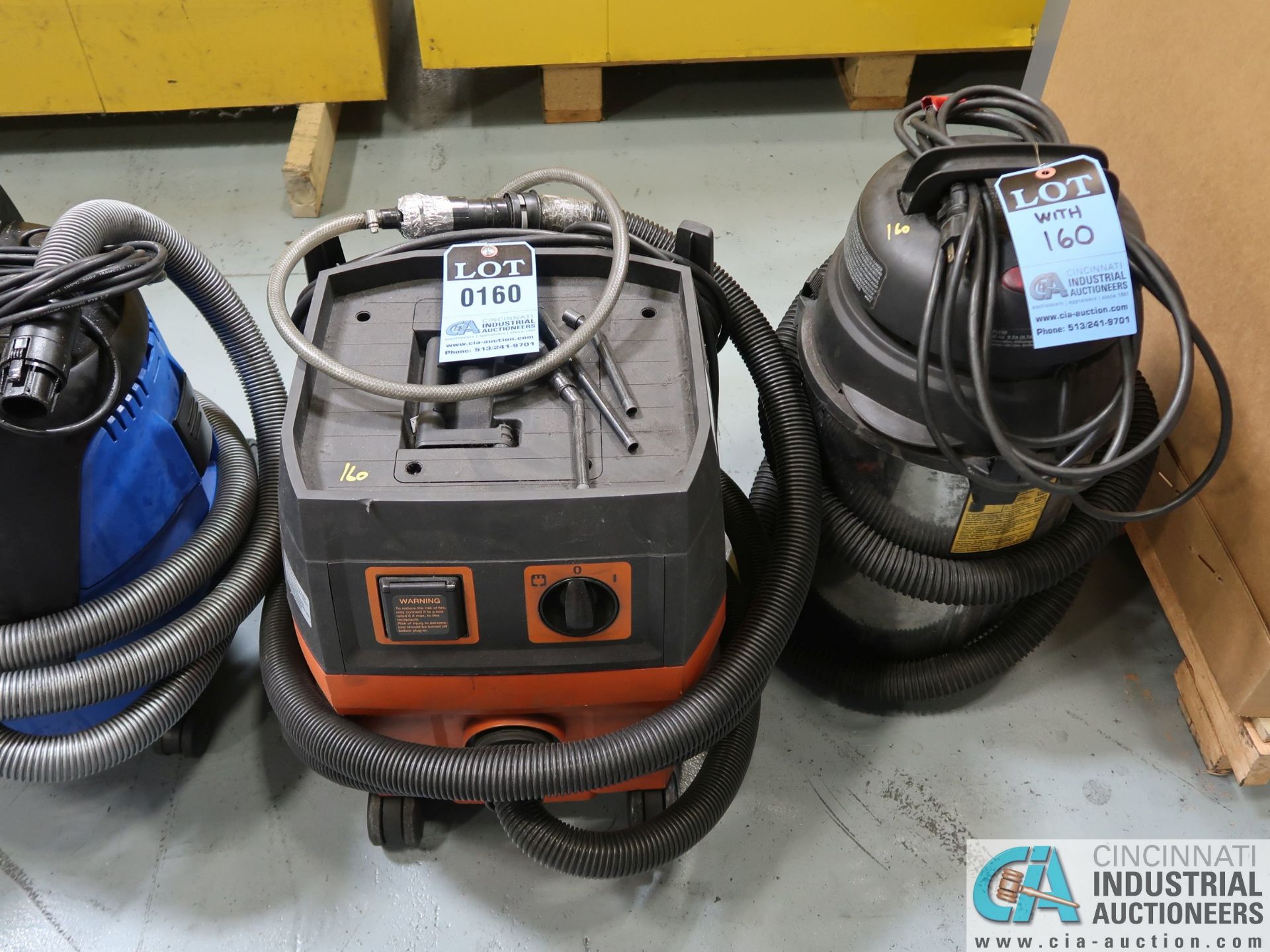 MISC. MAKE & MODEL PORTABLE SHOP VACUUMS