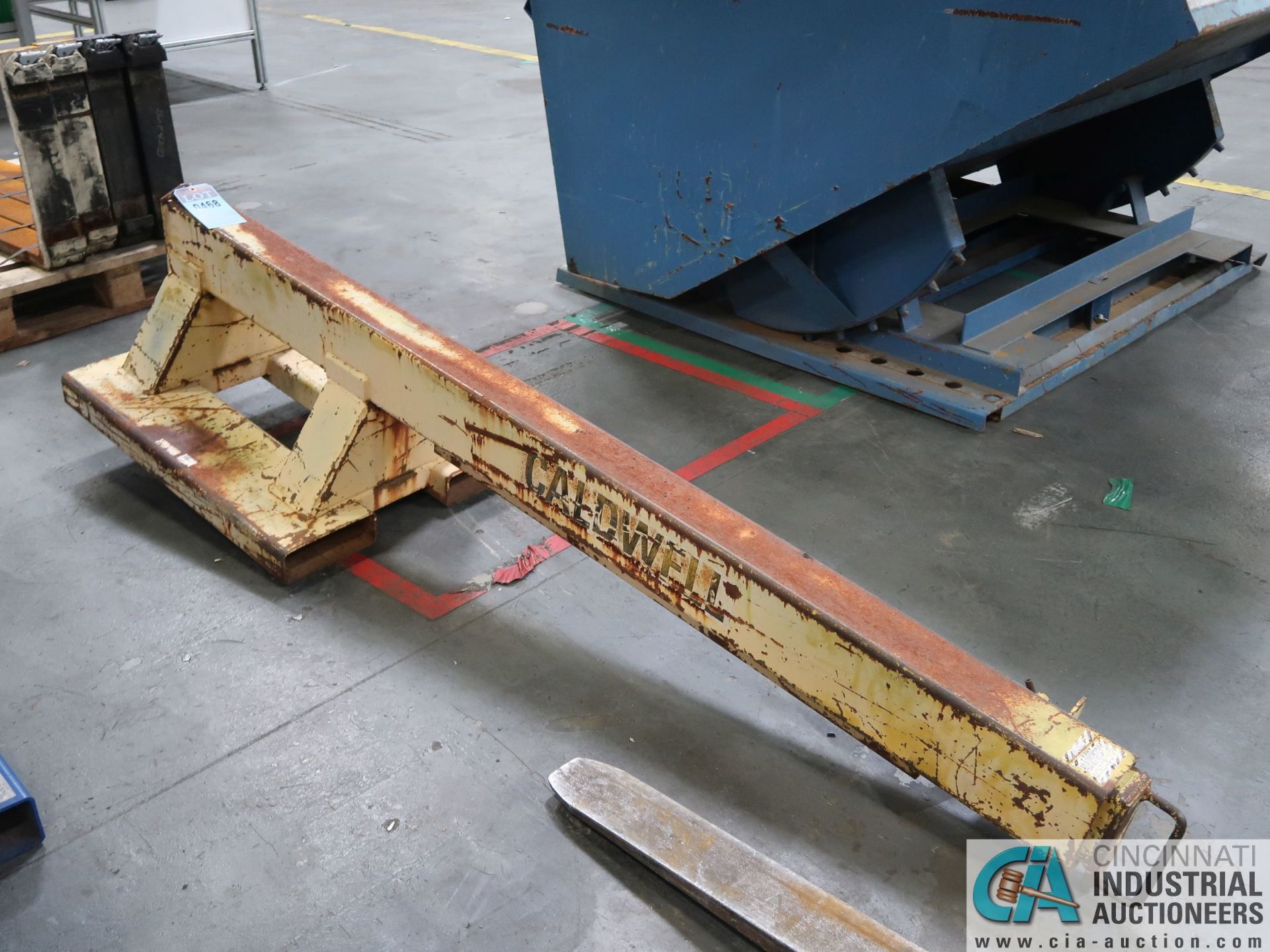 CALDWELL MODEL RB-40 LIF-TRUC BOOM ATTACHMENT *$25.00 RIGGING FEE DUE TO INDUSTRIAL SERVICES - Image 2 of 3